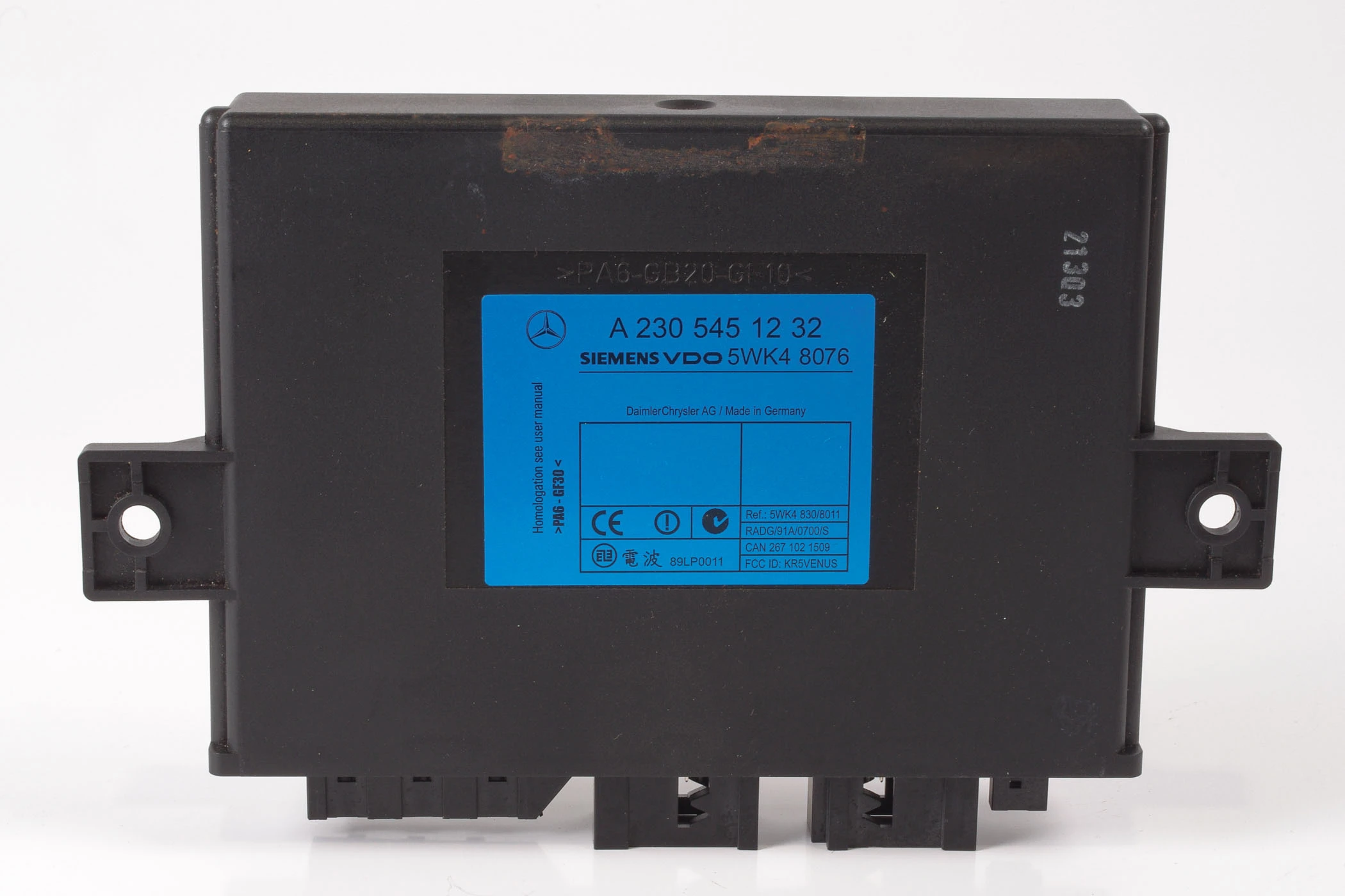 Mercedes 2305451232 Keyless Go Control Unit | C215 CL W220 S R230 SL