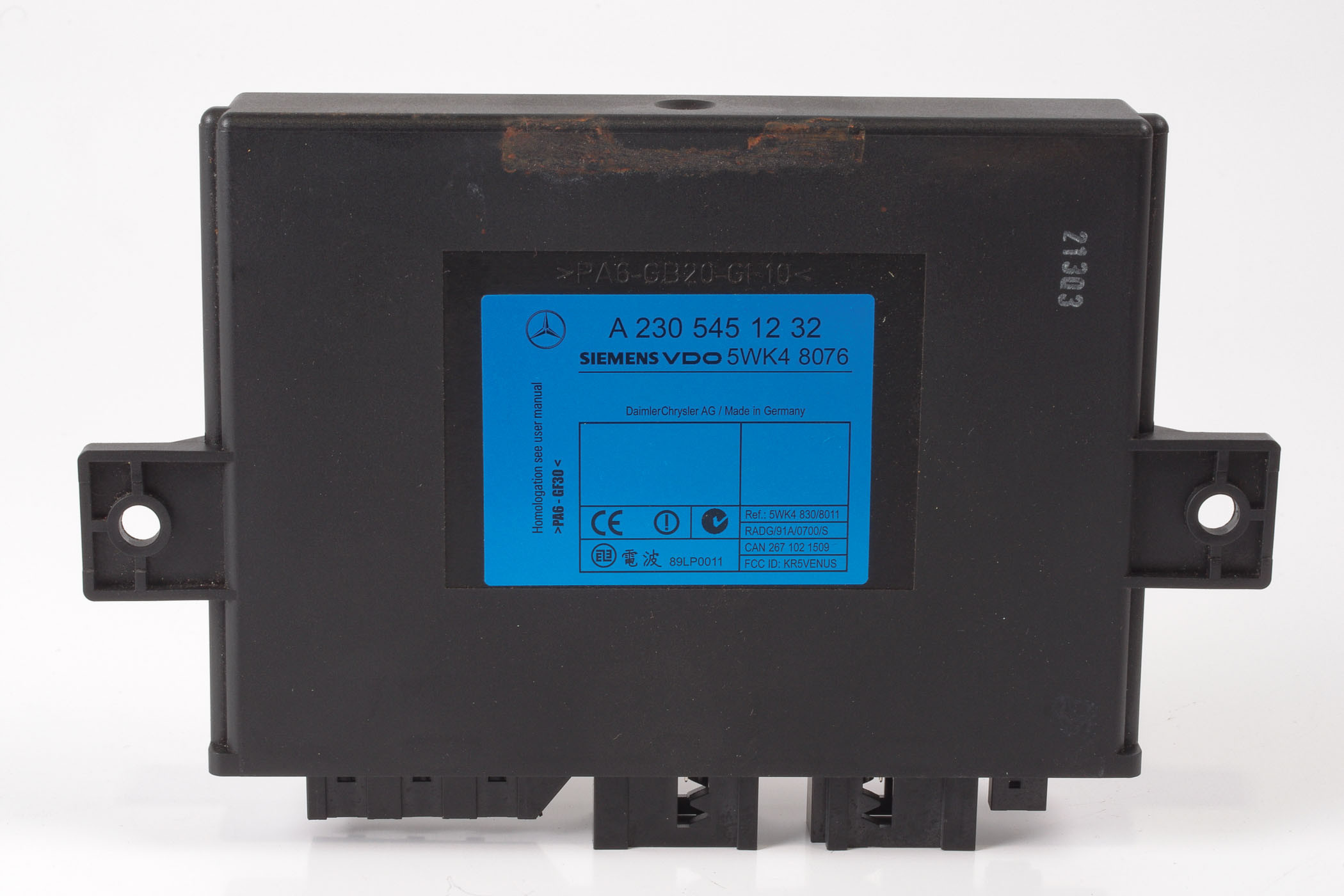 Mercedes 2305451232 Keyless Go Control Unit | C215 CL W220 S R230 SL