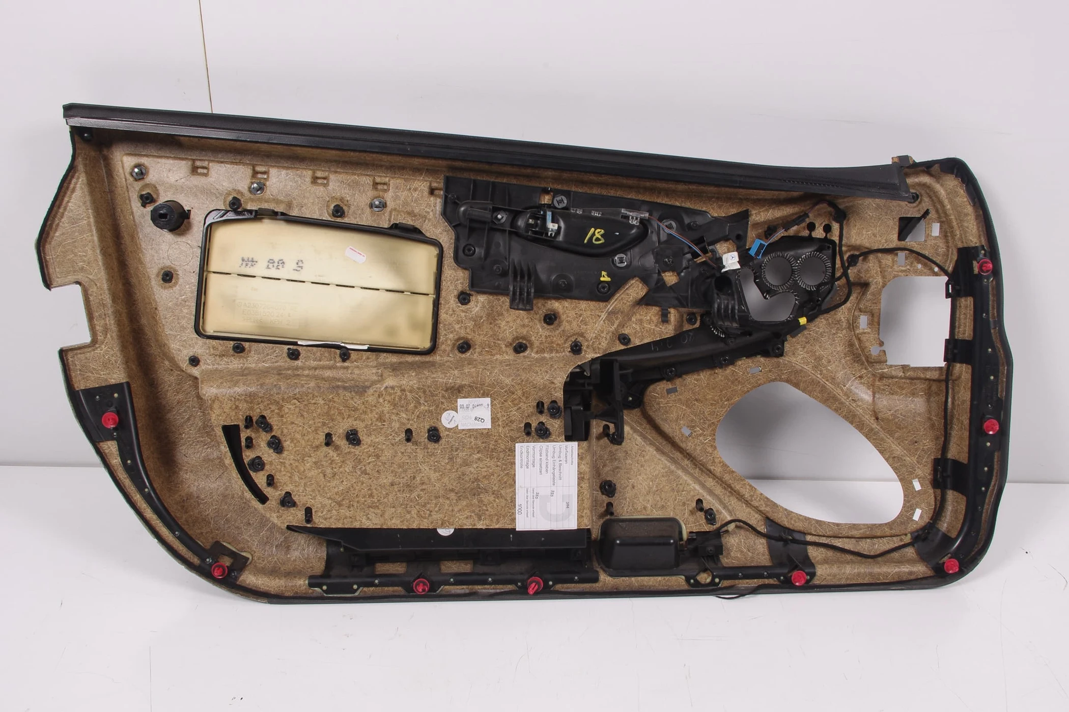 Mercedes 2307202863 Door Card - Front Right Black | R230 SL