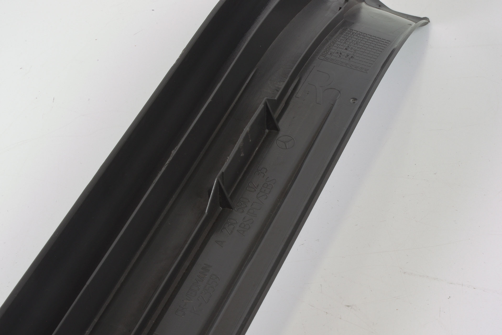 Mercedes 2306800235 Interior Sill Trim - Right Grey | R230 SL