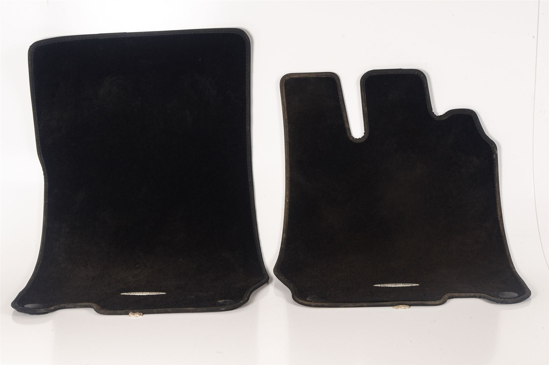 Mercedes 2306801240 Floor Mat Set x2 - Black | R230 SL