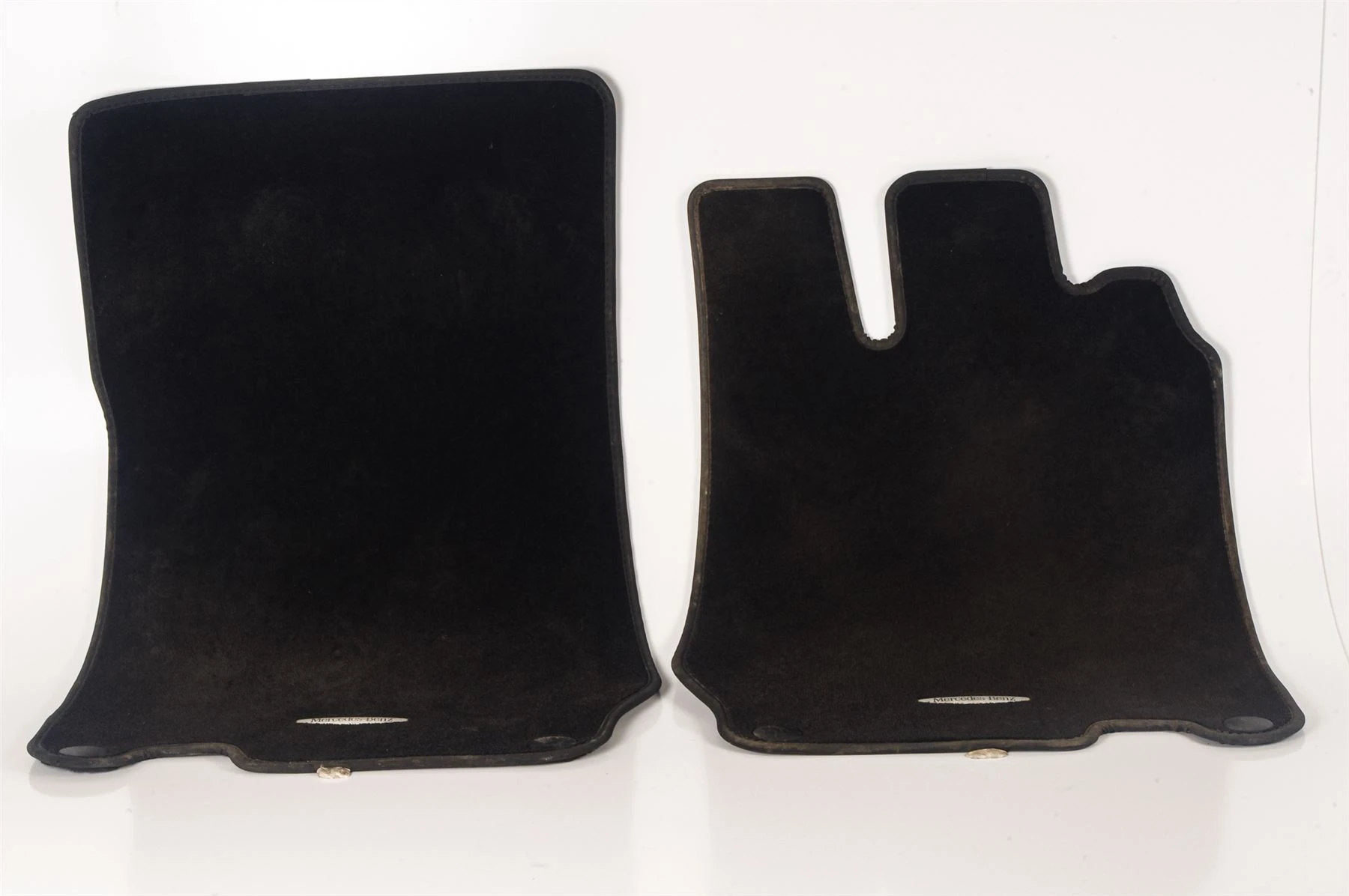 Mercedes 2306801240 Floor Mat Set x2 - Black | R230 SL
