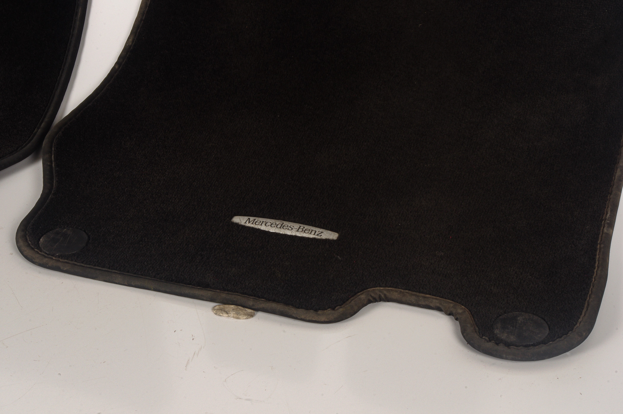 Mercedes 2306801240 Floor Mat Set x2 - Black | R230 SL