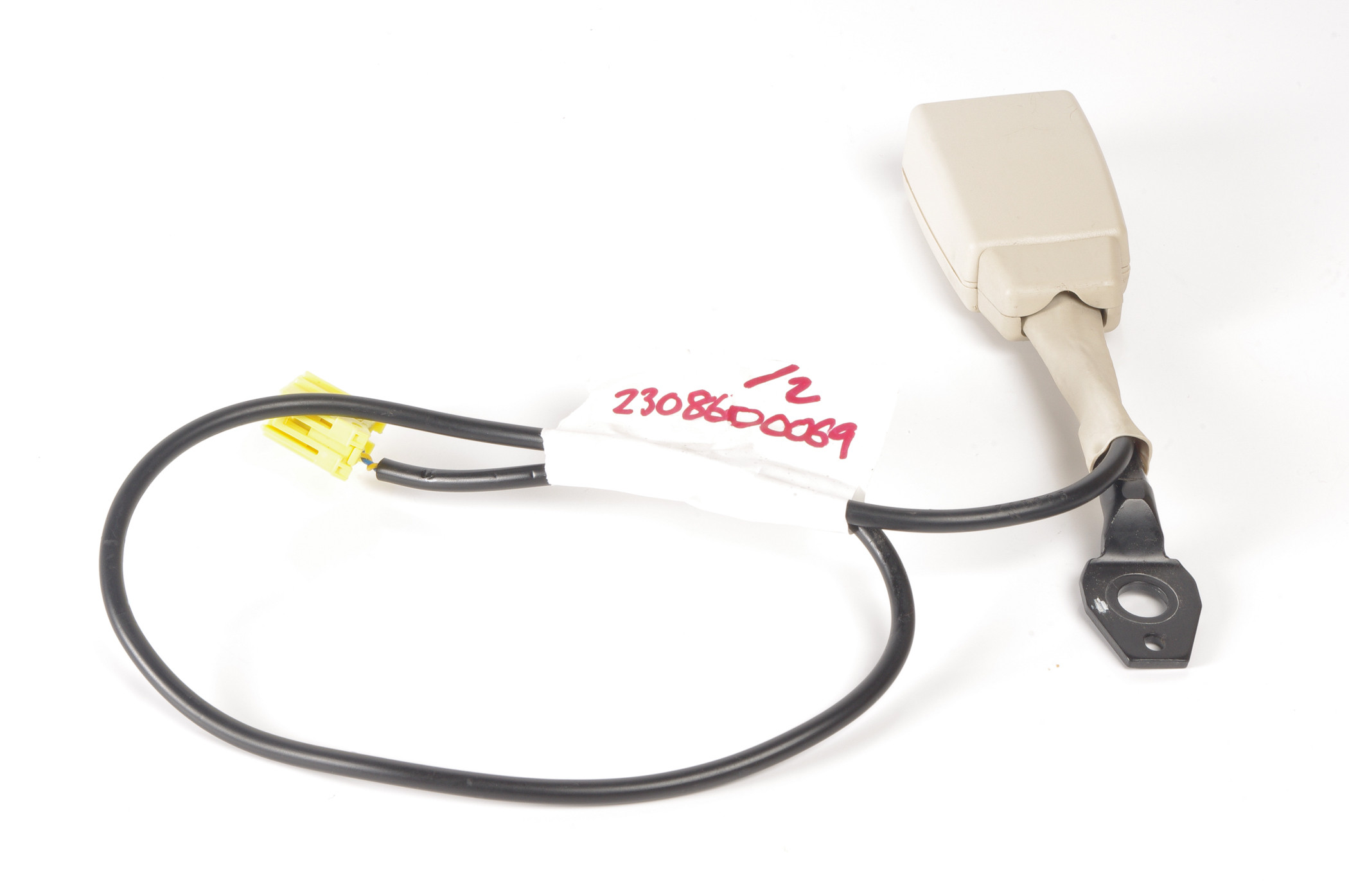 Mercedes 2308600069 Seat Belt Buckle - Front Beige | R230 SL