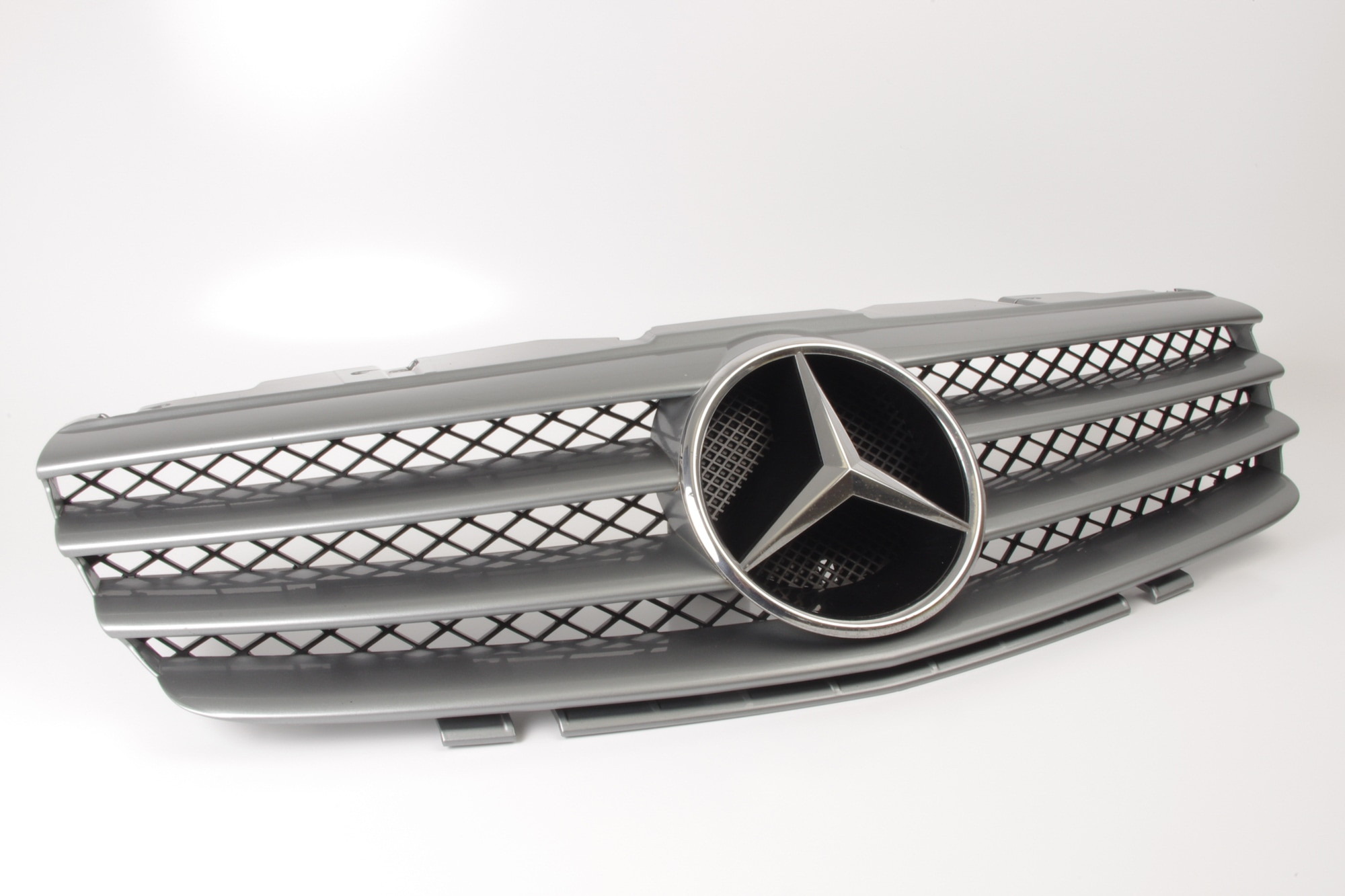 Mercedes 2308800583 Bonnet Grille - Silver | R230 SL