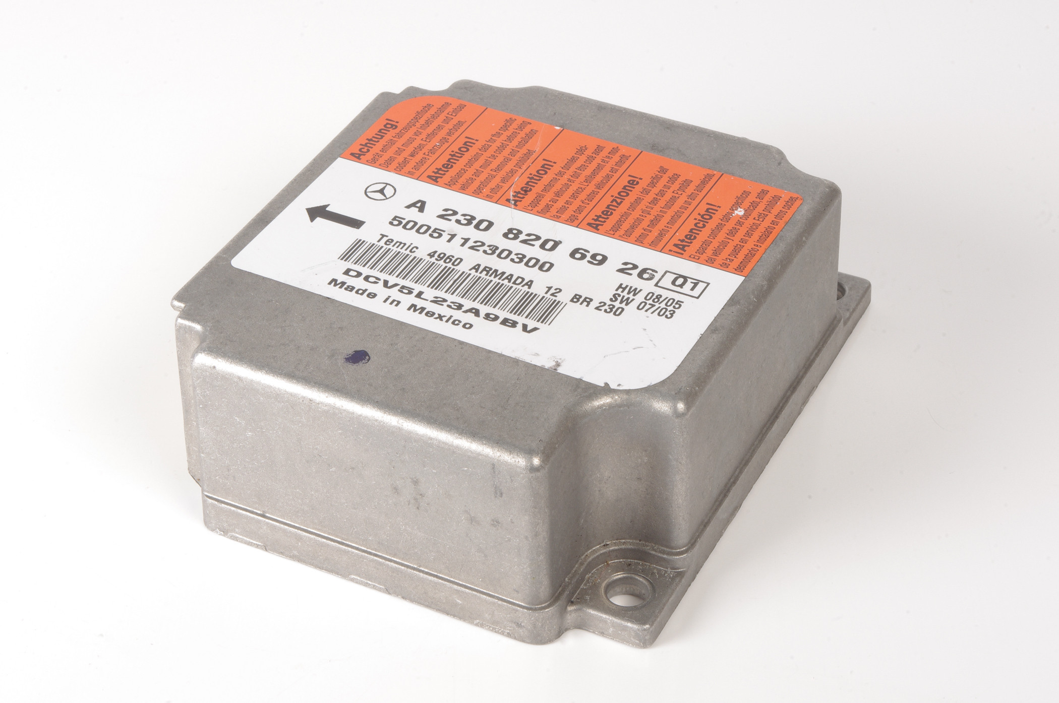 Mercedes 2308206926 SRS Sensor | R230 SL