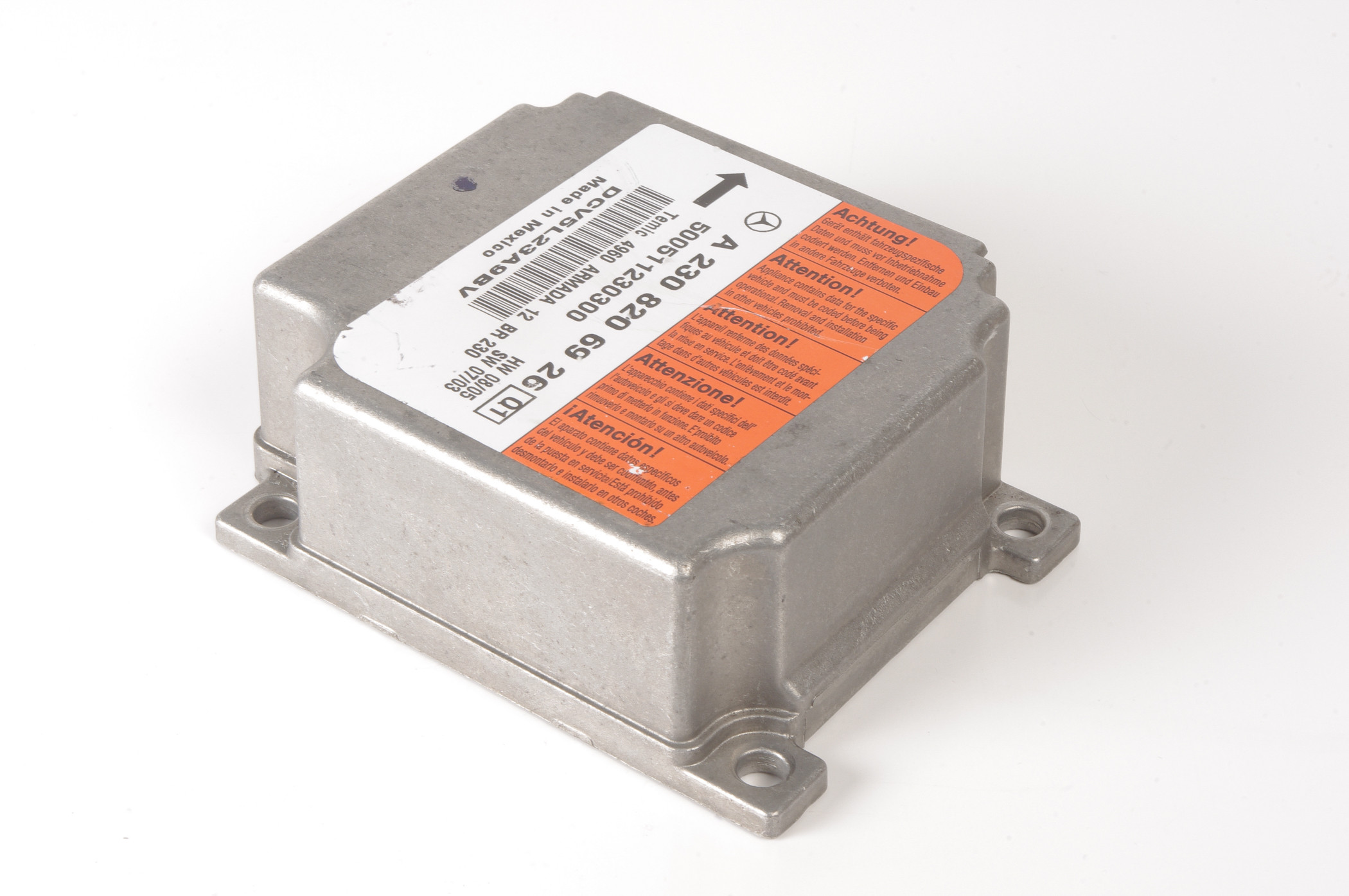 Mercedes 2308206926 SRS Sensor | R230 SL