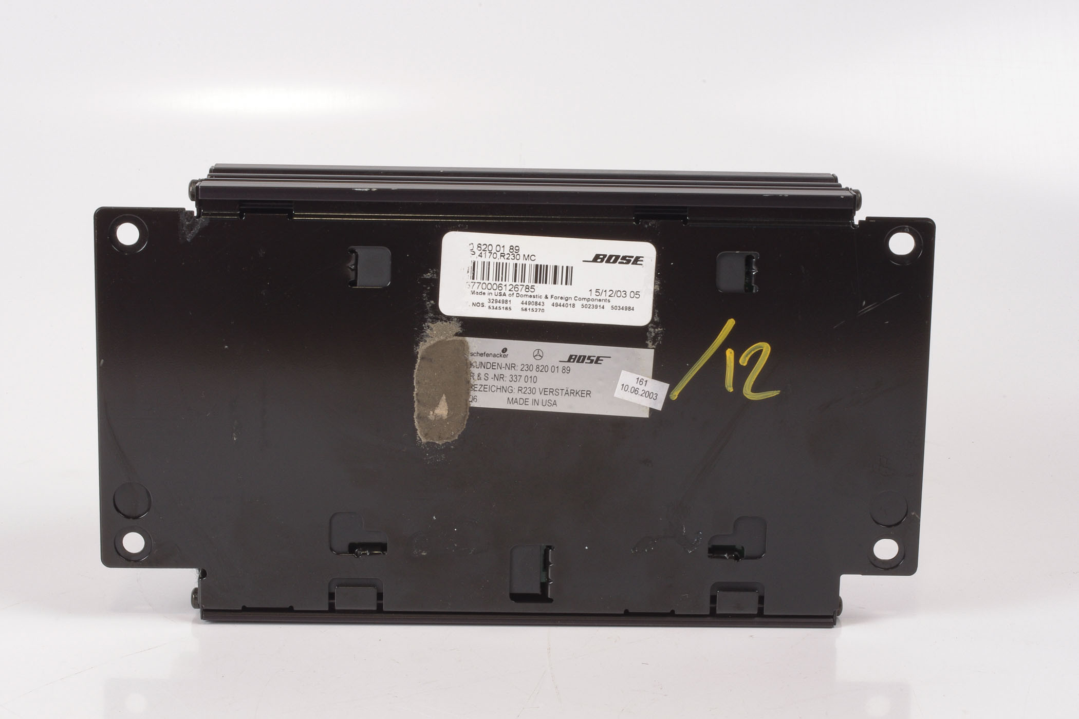 Mercedes 2308200189 Amplifier - Rear | R230 SL