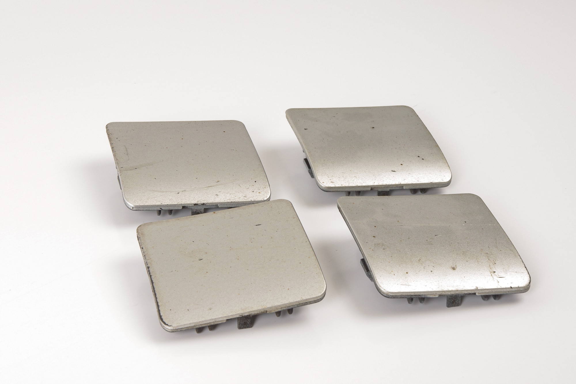 Mercedes 1296982730 Jacking Point Cover Set x4 - Front Silver | R129 SL