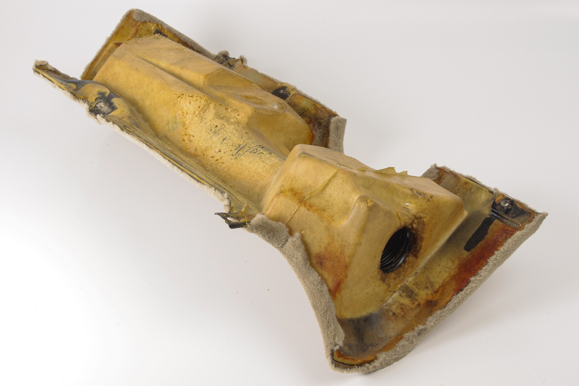 Mercedes 1296801687 Dashboard Carpet Trim - Right Beige | R129 SL