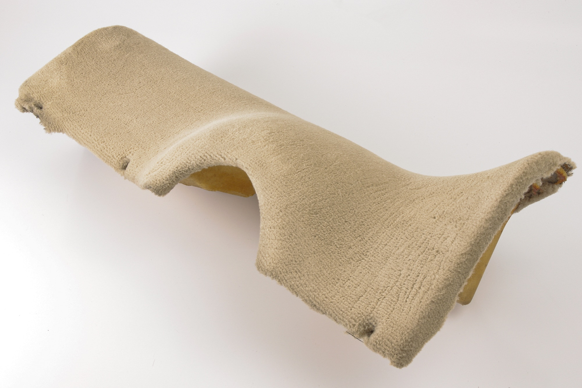 Mercedes 1296801687 Dashboard Carpet Trim - Right Beige | R129 SL