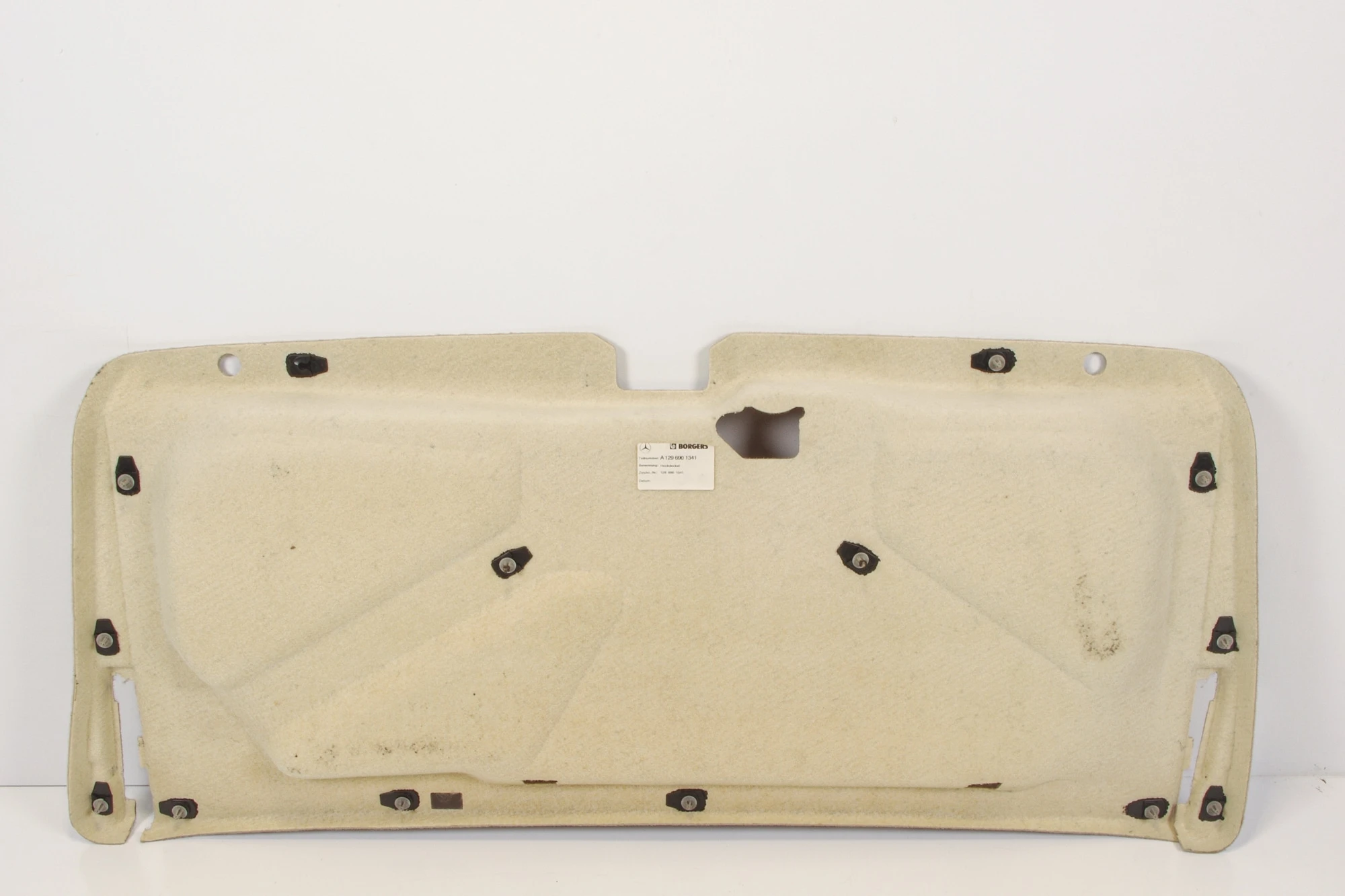 Mercedes 1296901341 Boot Carpet Panel - Beige (a) | A124 E R129 SL