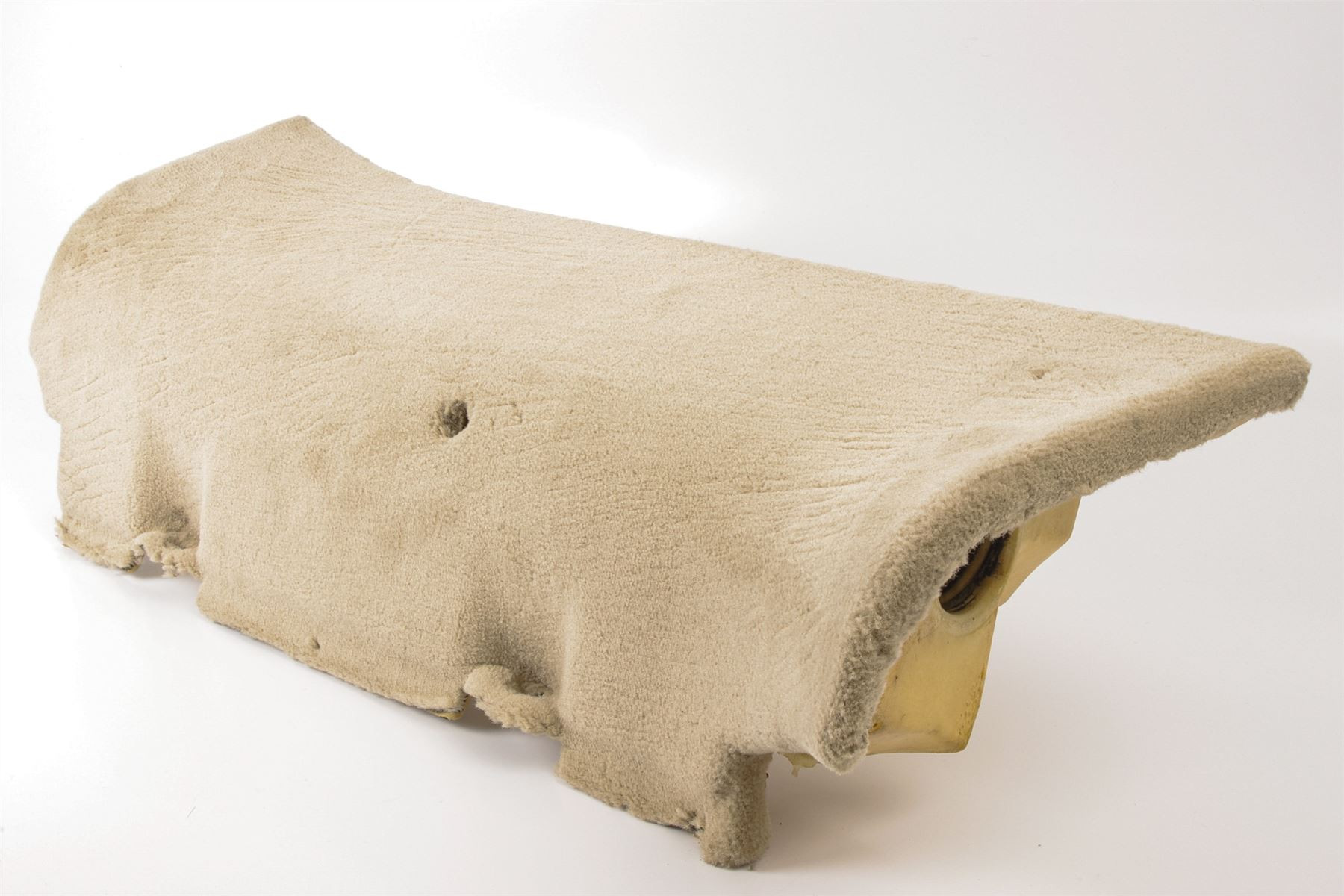 Mercedes 1296801587 Dashboard Carpet Trim - Left Beige | R129 SL