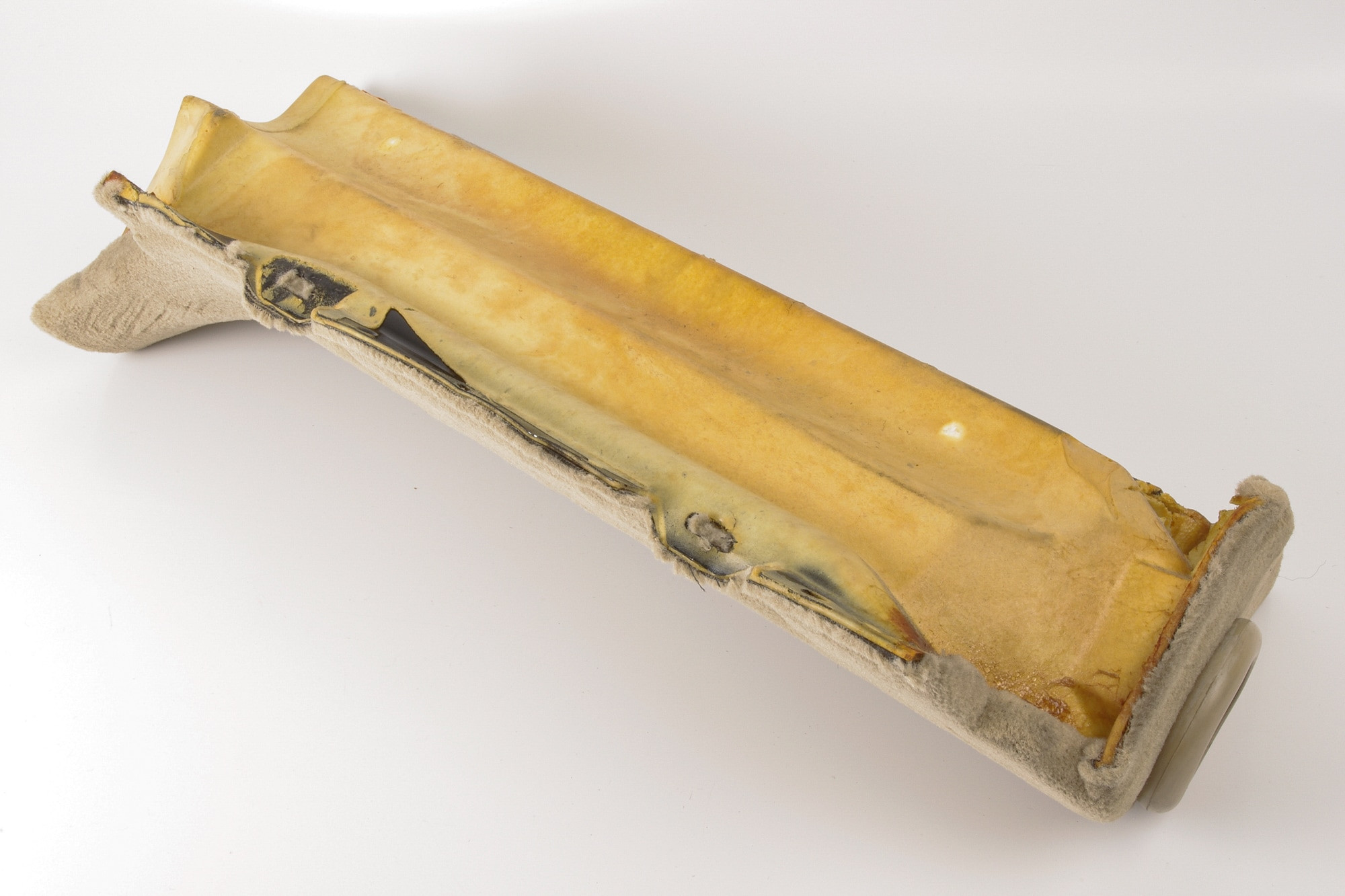 Mercedes 1296801587 Dashboard Carpet Trim - Left Beige | R129 SL