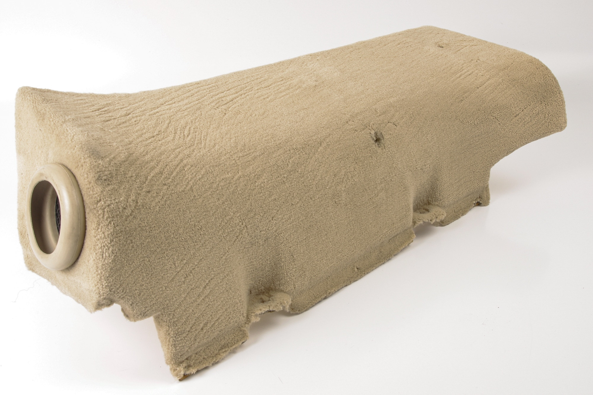 Mercedes 1296801587 Dashboard Carpet Trim - Left Beige | R129 SL