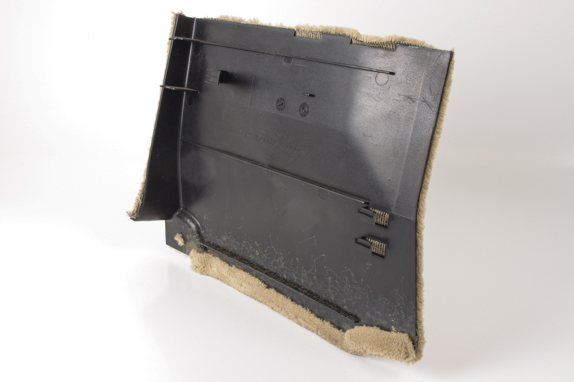 Mercedes 1296880206 Footwell Carpet Trim Panel - Right Beige | R129 SL