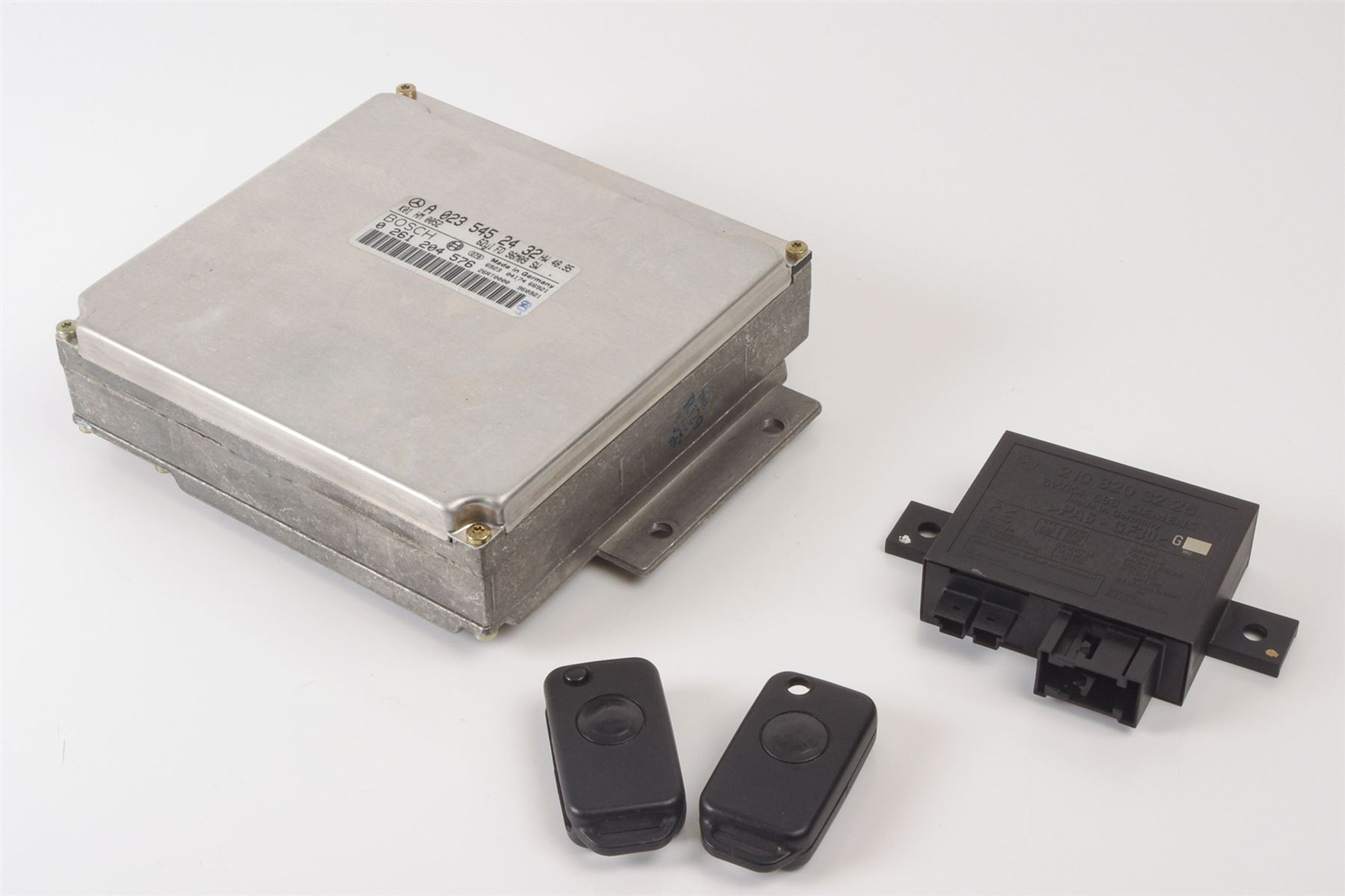 Mercedes 0235452432 Engine ECU Key Fob Coded Set (a) | R129 SL W140 S W202 C...