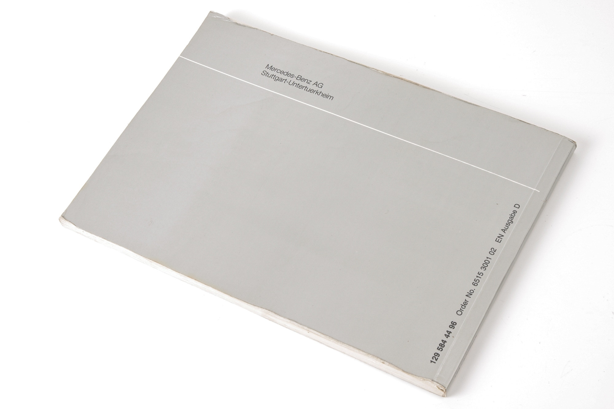 Mercedes 1295844496 Owners Manual | S124 W124 V124 C124 A124 E R129 SL W201 C