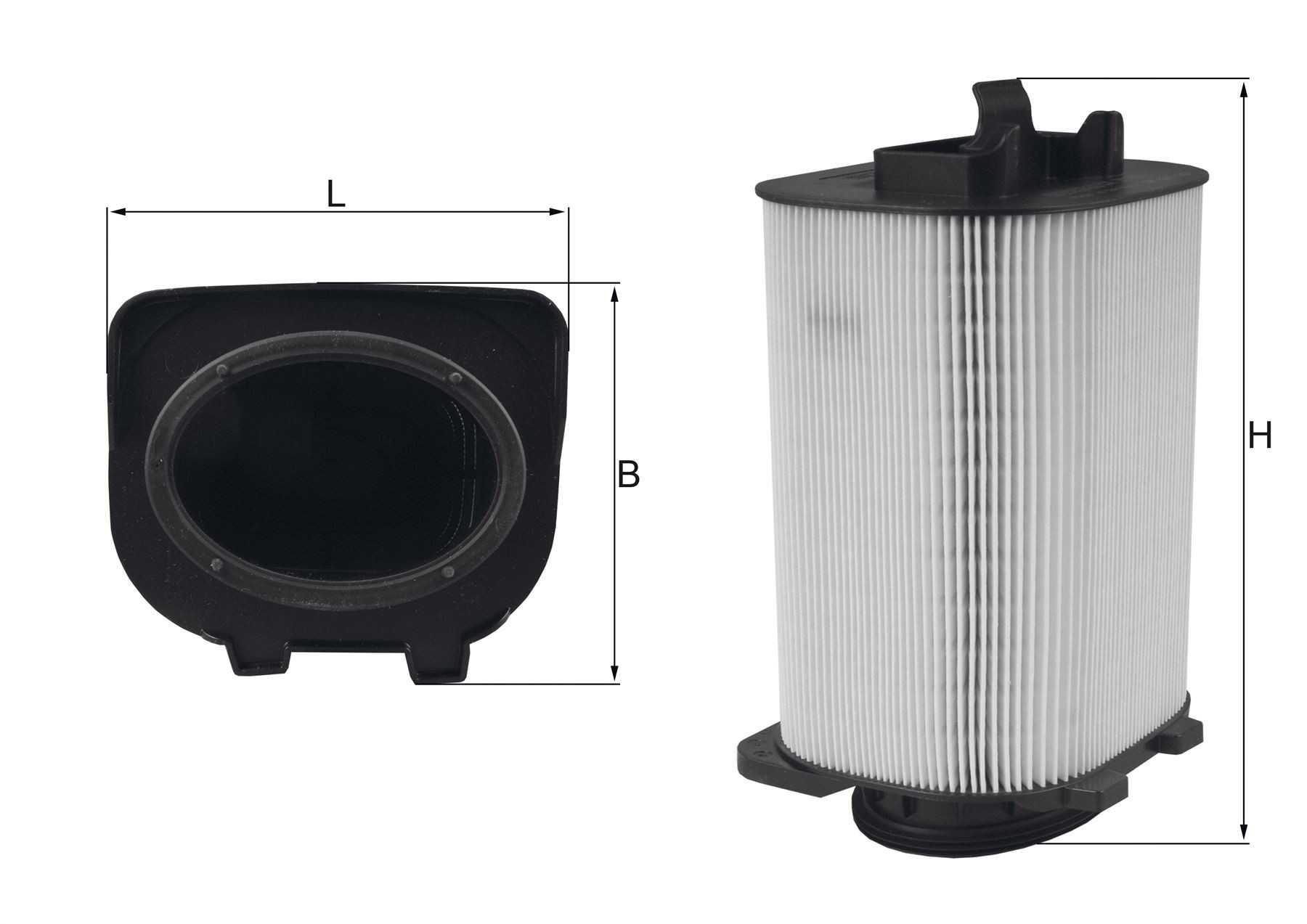 Mercedes 2740940004 Air Filter | R172 SLK W204 W205 C X204 GLK C207 A207 W212...