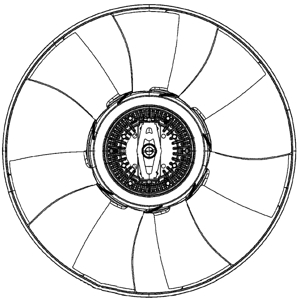 Mercedes 0002009023 Cooling Fan | W639 V