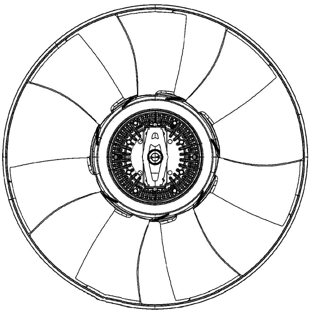 Mercedes 0002009023 Cooling Fan | W639 V