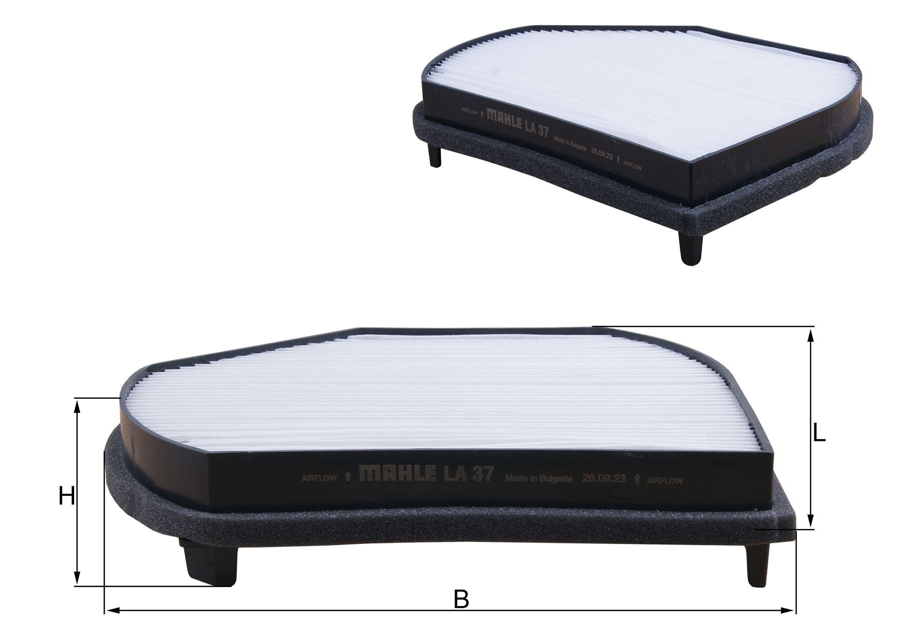Mercedes 2020830001 Cabin Pollen Filter | R170 SLK W202 C C208 A208 CLK W210 E