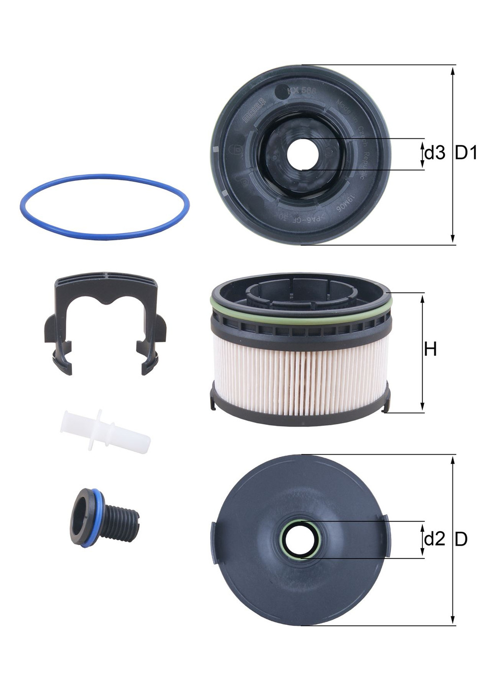Mercedes 6540900652 Fuel Filter