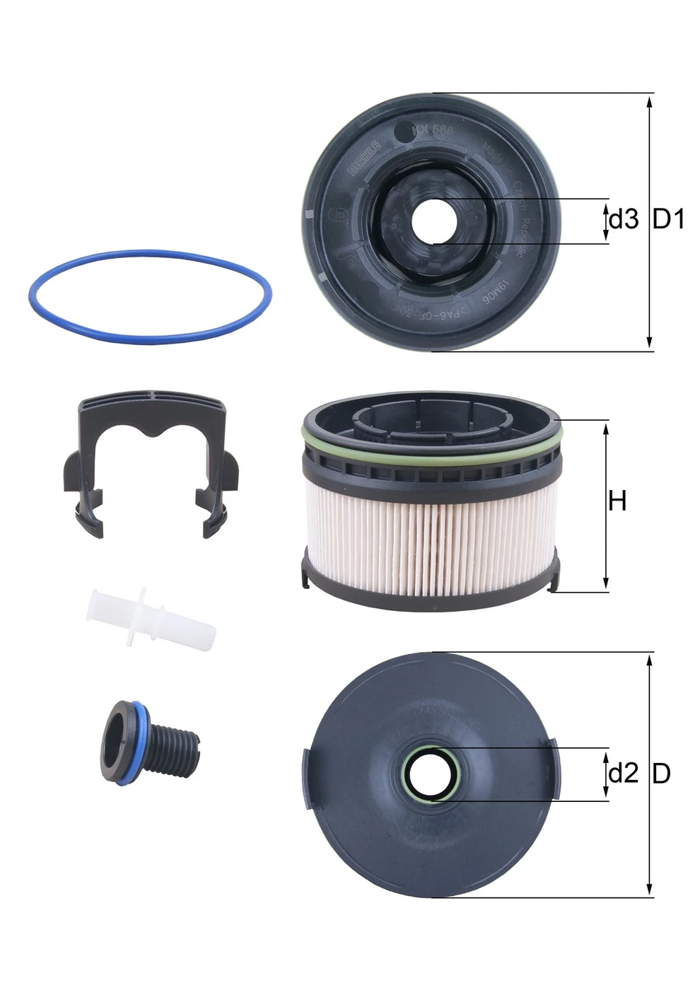 Mercedes 6540900652 Fuel Filter