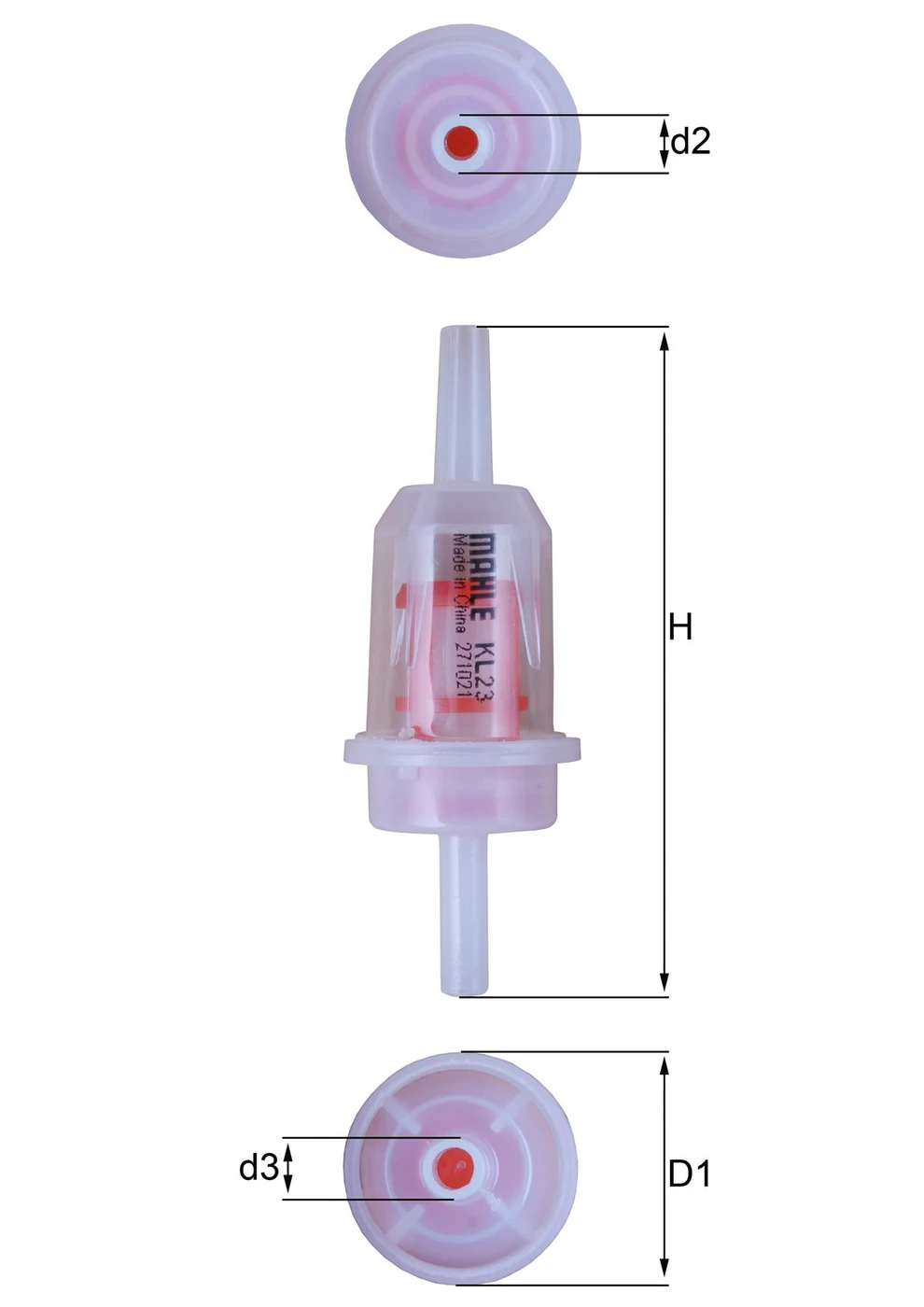 Mercedes 0014772101 Fuel Filter | W115 W124 E W126 W140 S W201 C W461 G