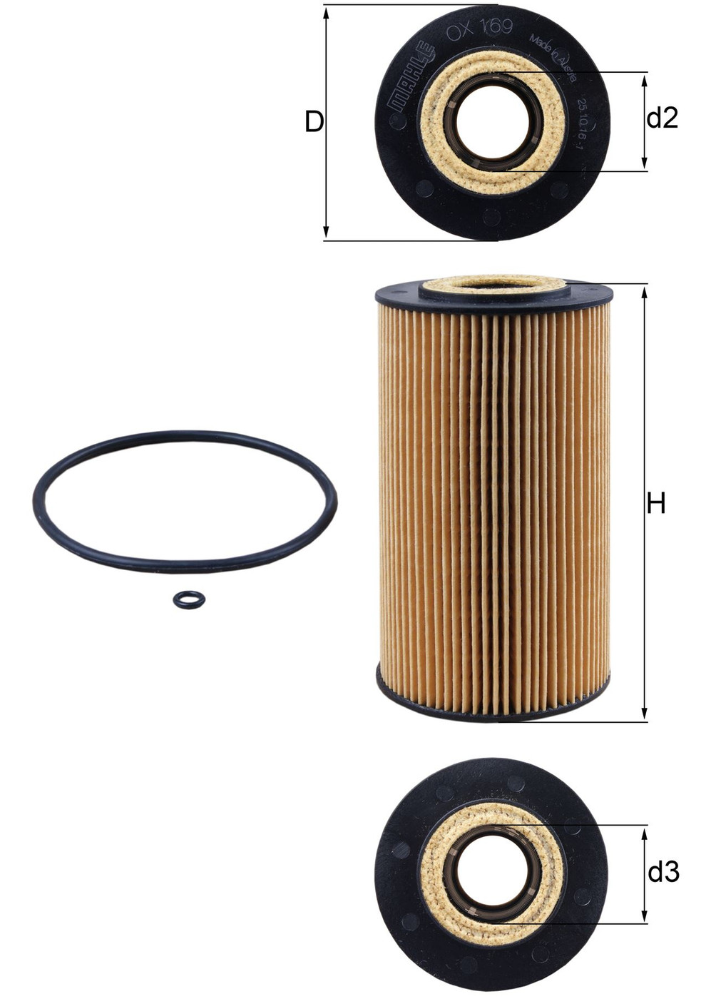 Mercedes 6281800009 Oil Filter | W163 M W211 E W220 S W463 G