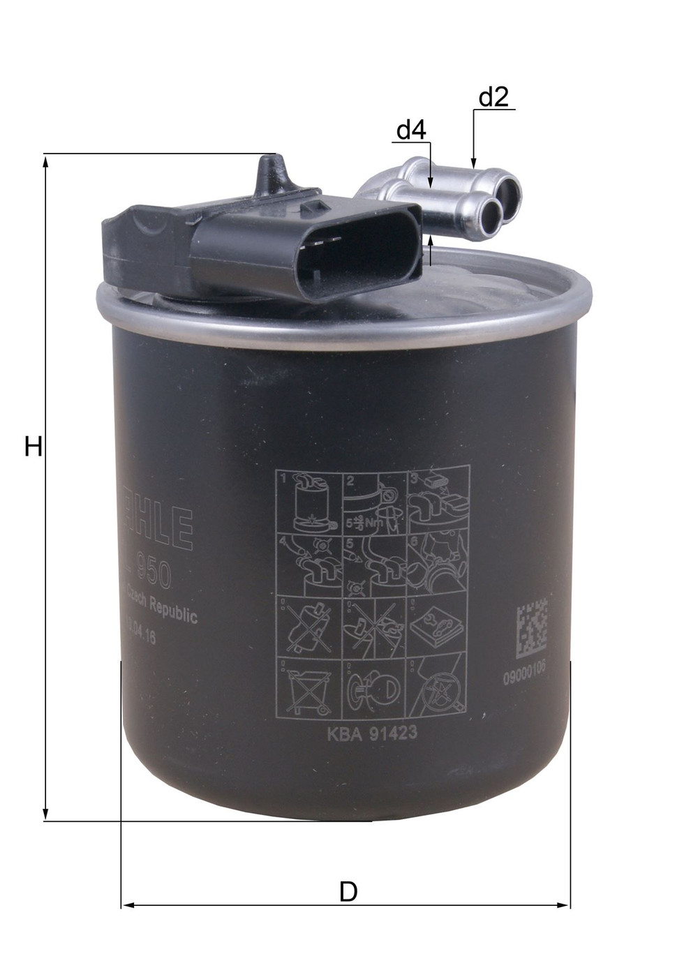Mercedes 6510902052 Fuel Filter