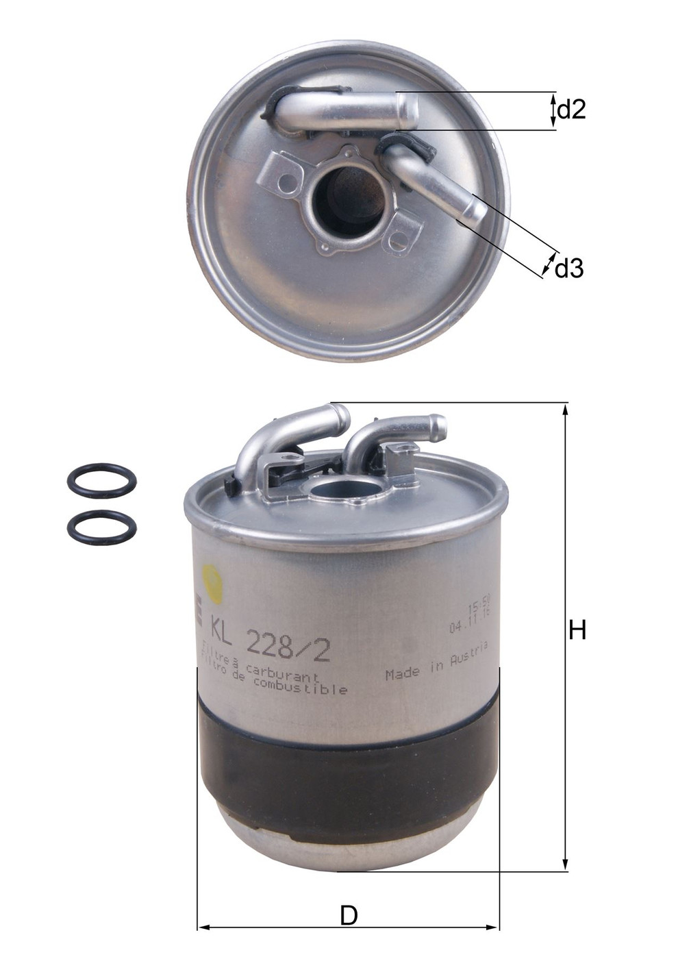 Mercedes 6420900152 Fuel Filter | W164 M W203 W204 C C209 A209 CLK W211 E...