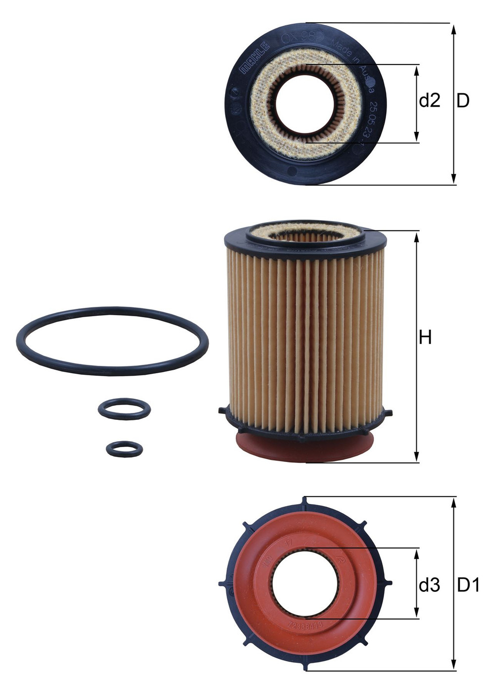 Mercedes 2701800009 Oil Filter | W117 CLA X156 GLA R172 SLK W176 A W204 W205...