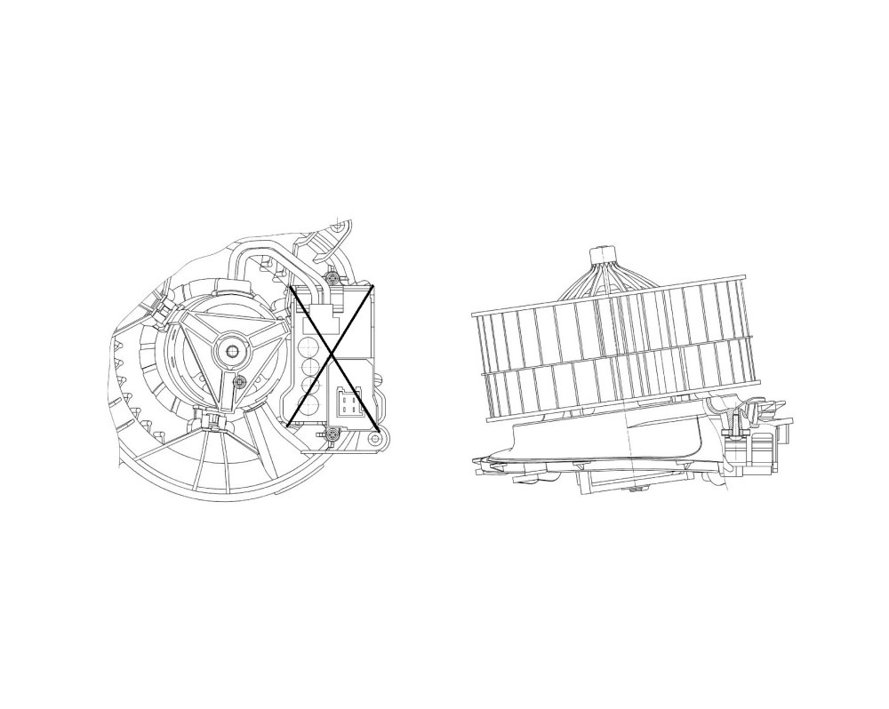 Mercedes 2208203542 Blower Motor | C215 CL W220 S