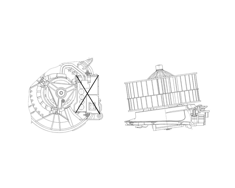 Mercedes 2208203542 Blower Motor | C215 CL W220 S