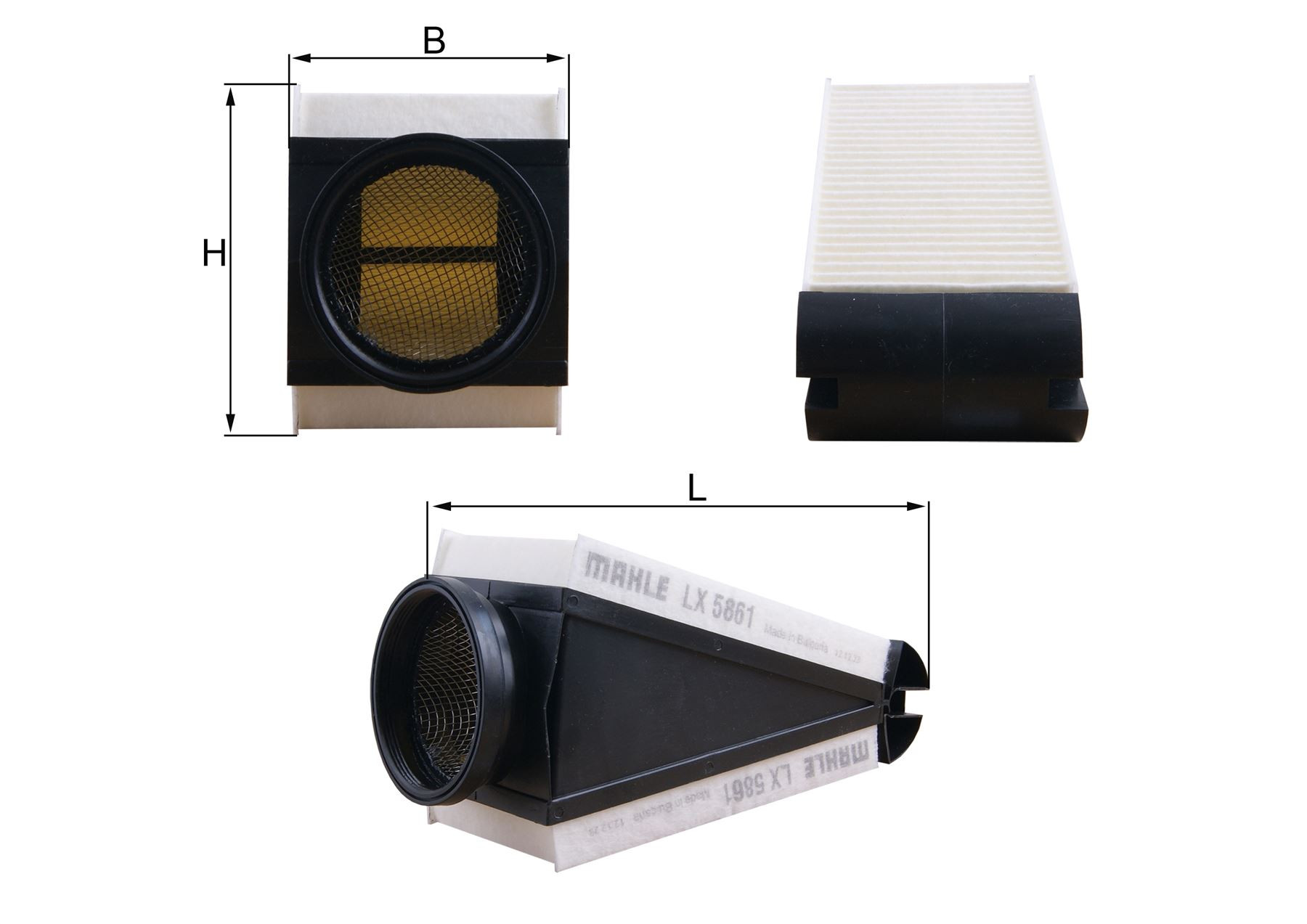 Mercedes 6510900048 Air Filter | W204 W205 C W212 S212 E