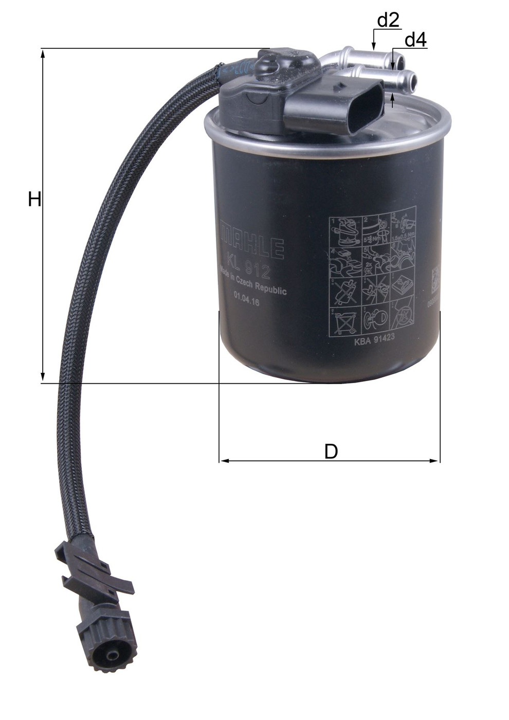 Mercedes 6510901552 Fuel Filter | W639 V