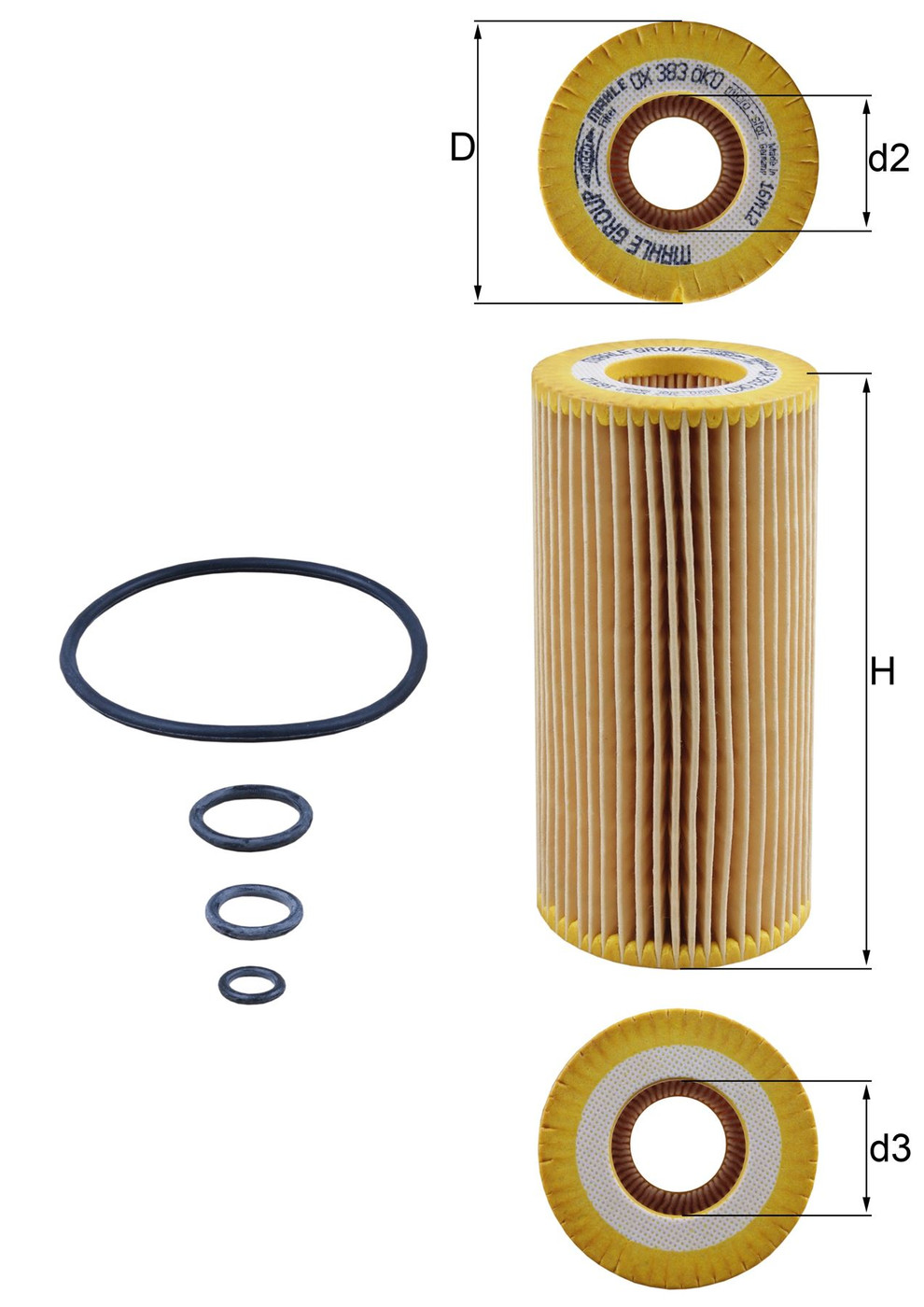 Mercedes 2751800009 Oil Filter | C215 C216 CL C217 W220 W221 W222 S R230 R231...