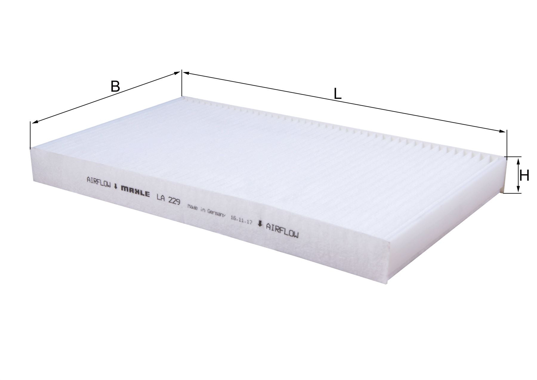 Mercedes 6396201008 Cabin Pollen Filter (c) | W639 V