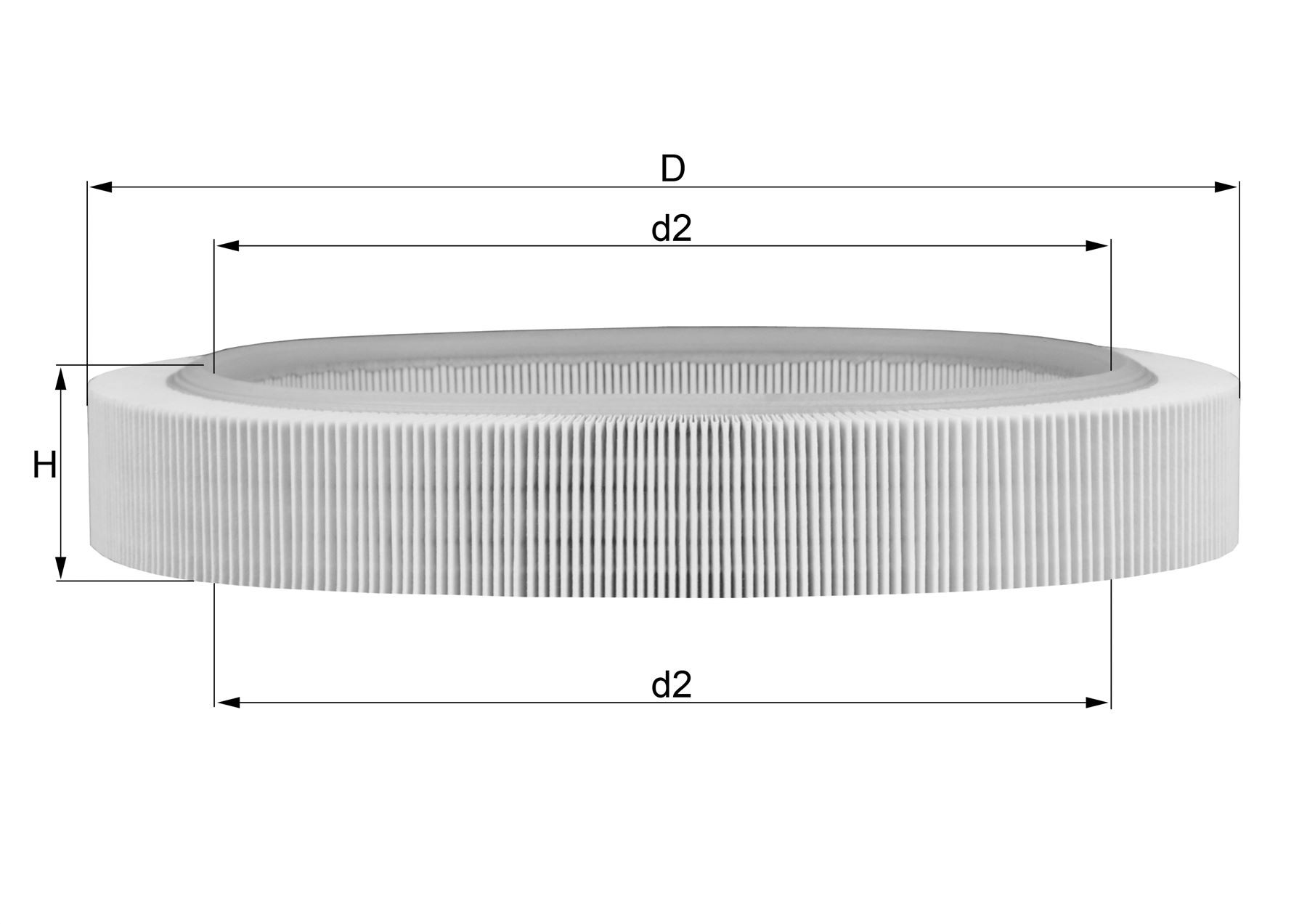 Mercedes 0020943004 Air Filter | W123 W124 E W201 W202 C W463 G