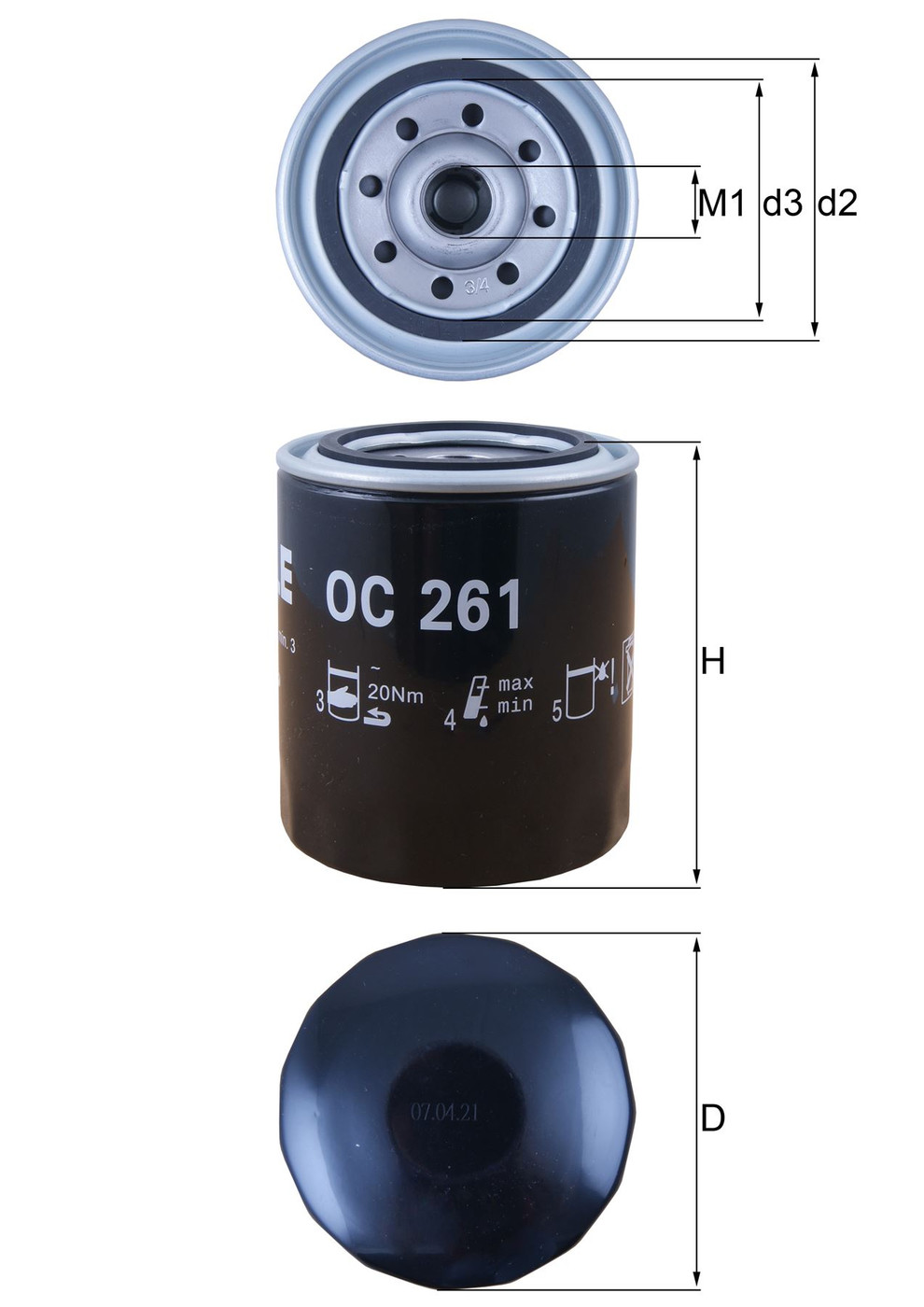 Mercedes 0001801409 Oil Filter
