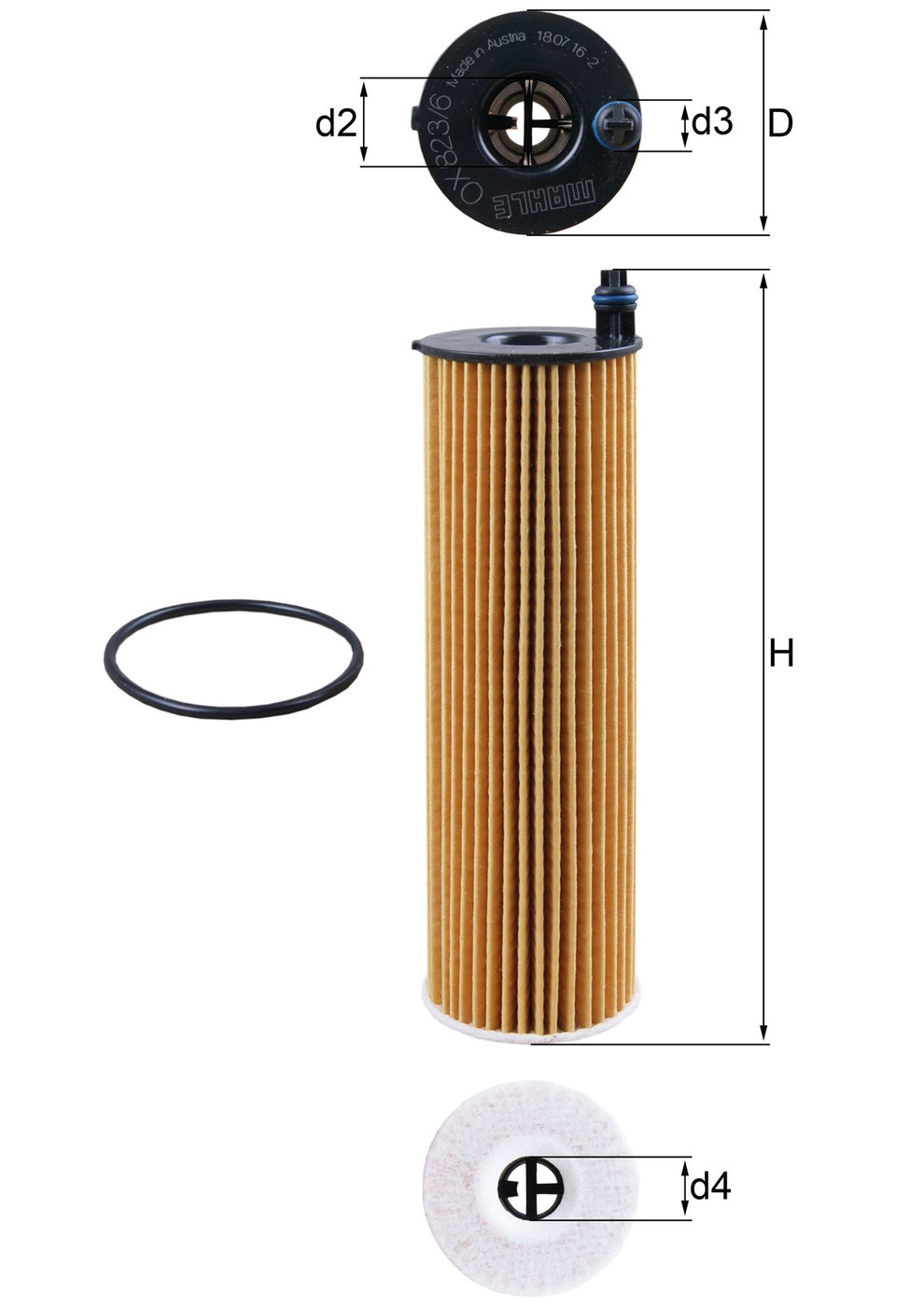 Mercedes 6541801100 Oil Filter