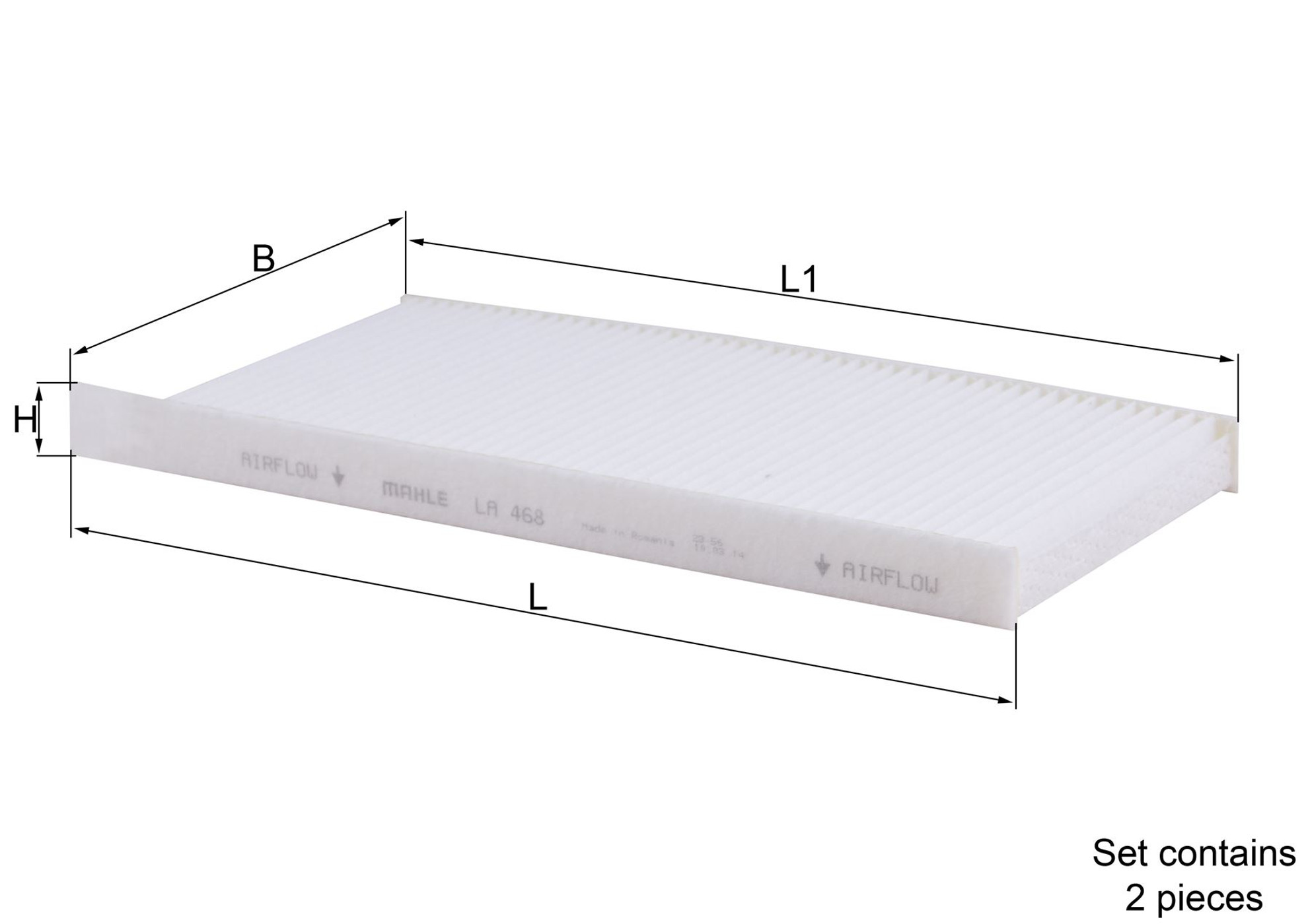 Mercedes 4158350600 Cabin Pollen Filter