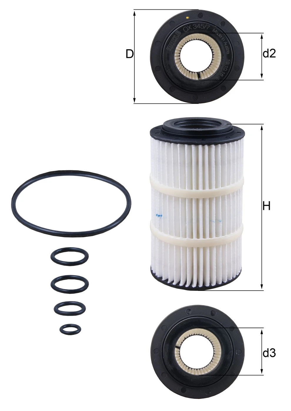 Mercedes 0001802609 Oil Filter | R129 R230 SL W163 W164 M R170 R171 SLK W202...