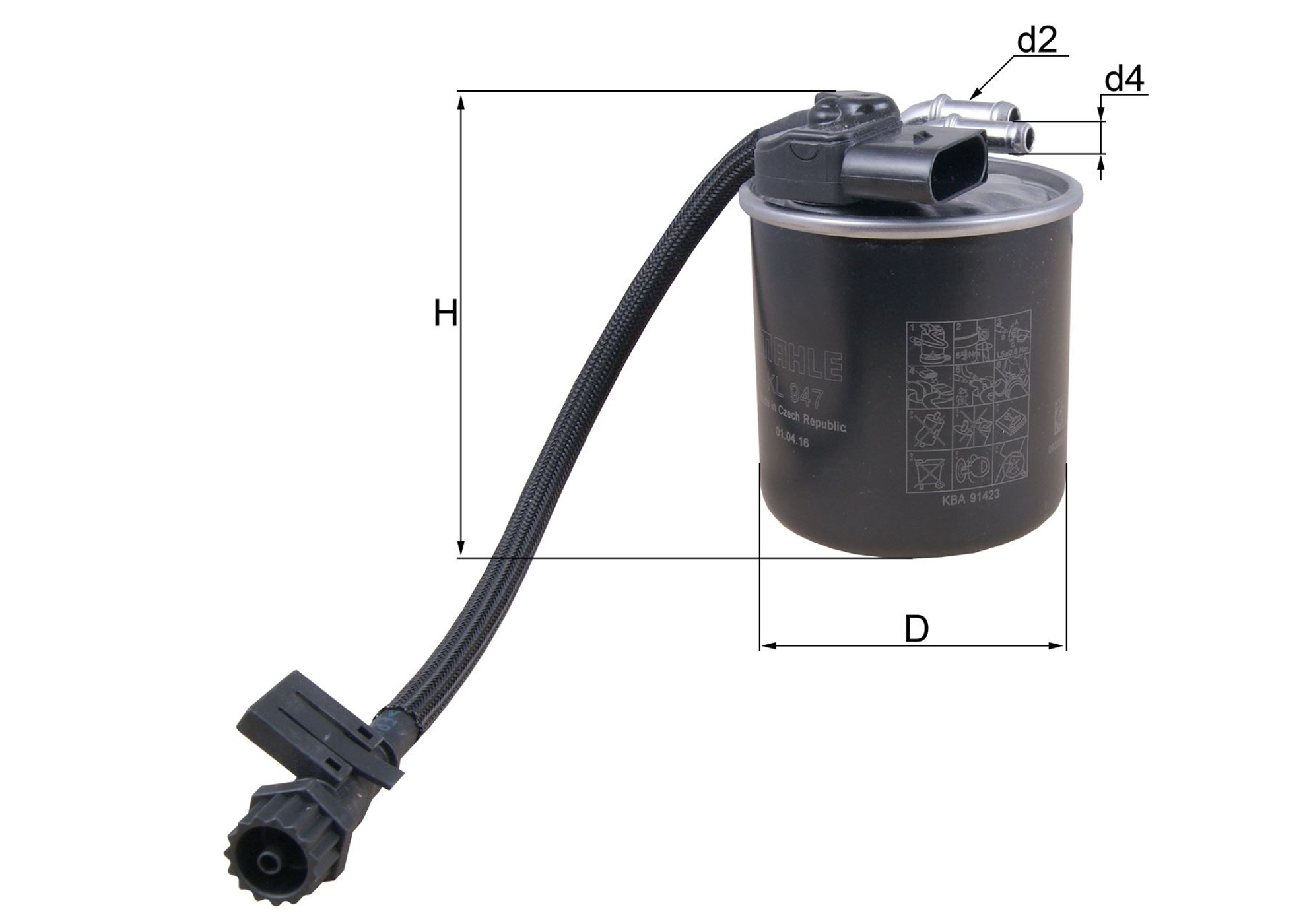 Mercedes 6510901952 Fuel Filter