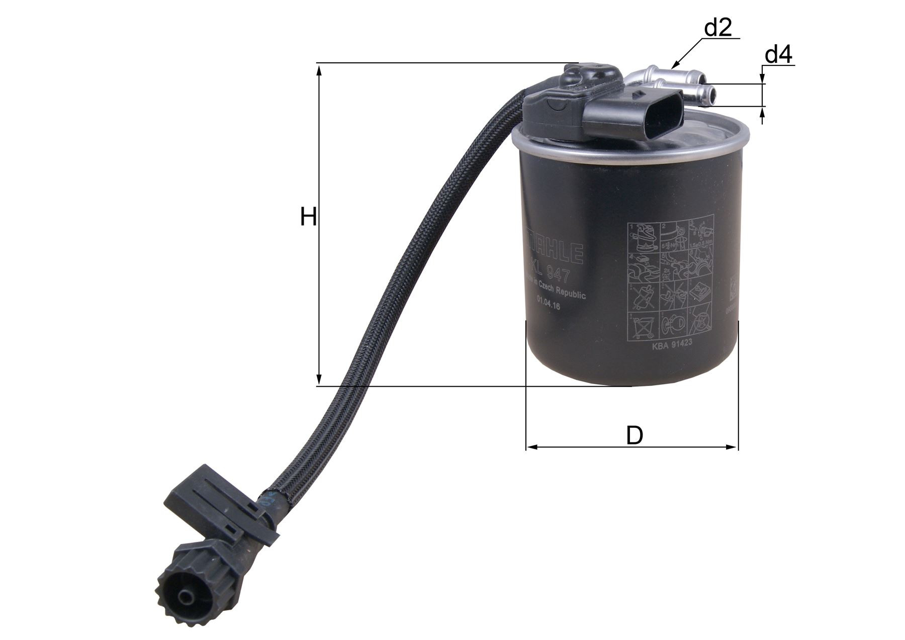 Mercedes 6510901952 Fuel Filter