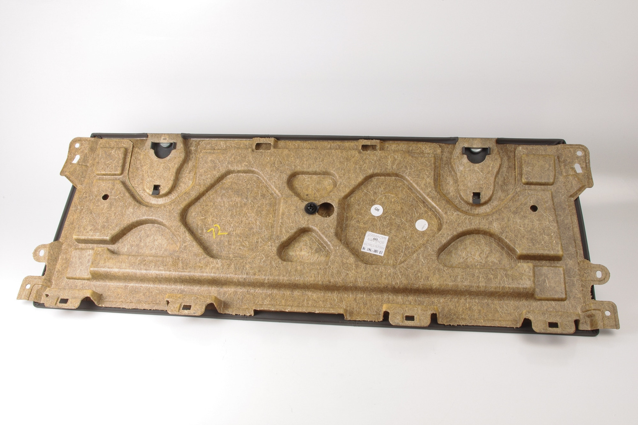 Mercedes 2306900549 Cargo Luggage Panel - Rear Grey (a) | R230 SL