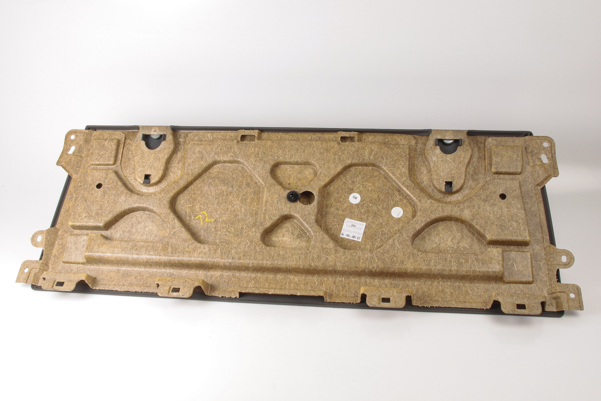 Mercedes 2306900549 Cargo Luggage Panel - Rear Grey (a) | R230 SL