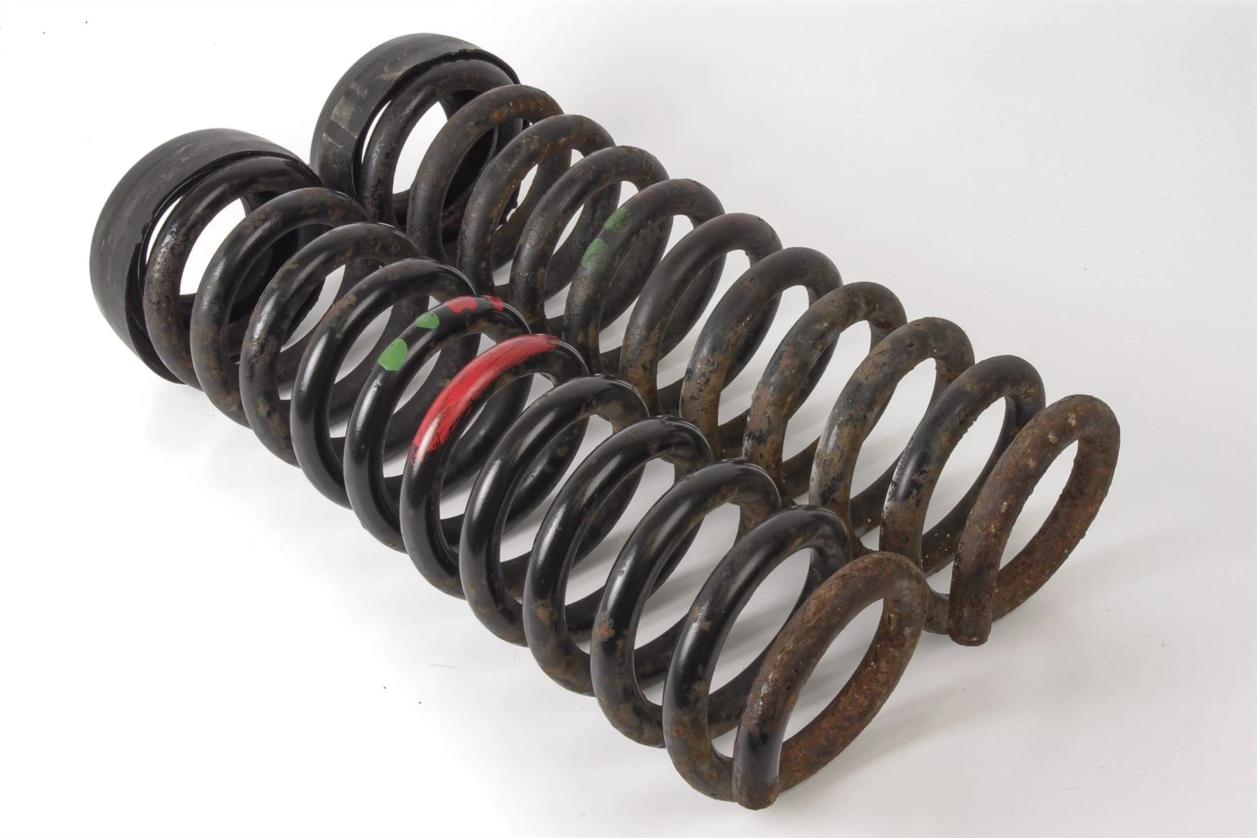 Mercedes 1293211704 Suspension Coil Spring x2 - Front (a) | R129 SL