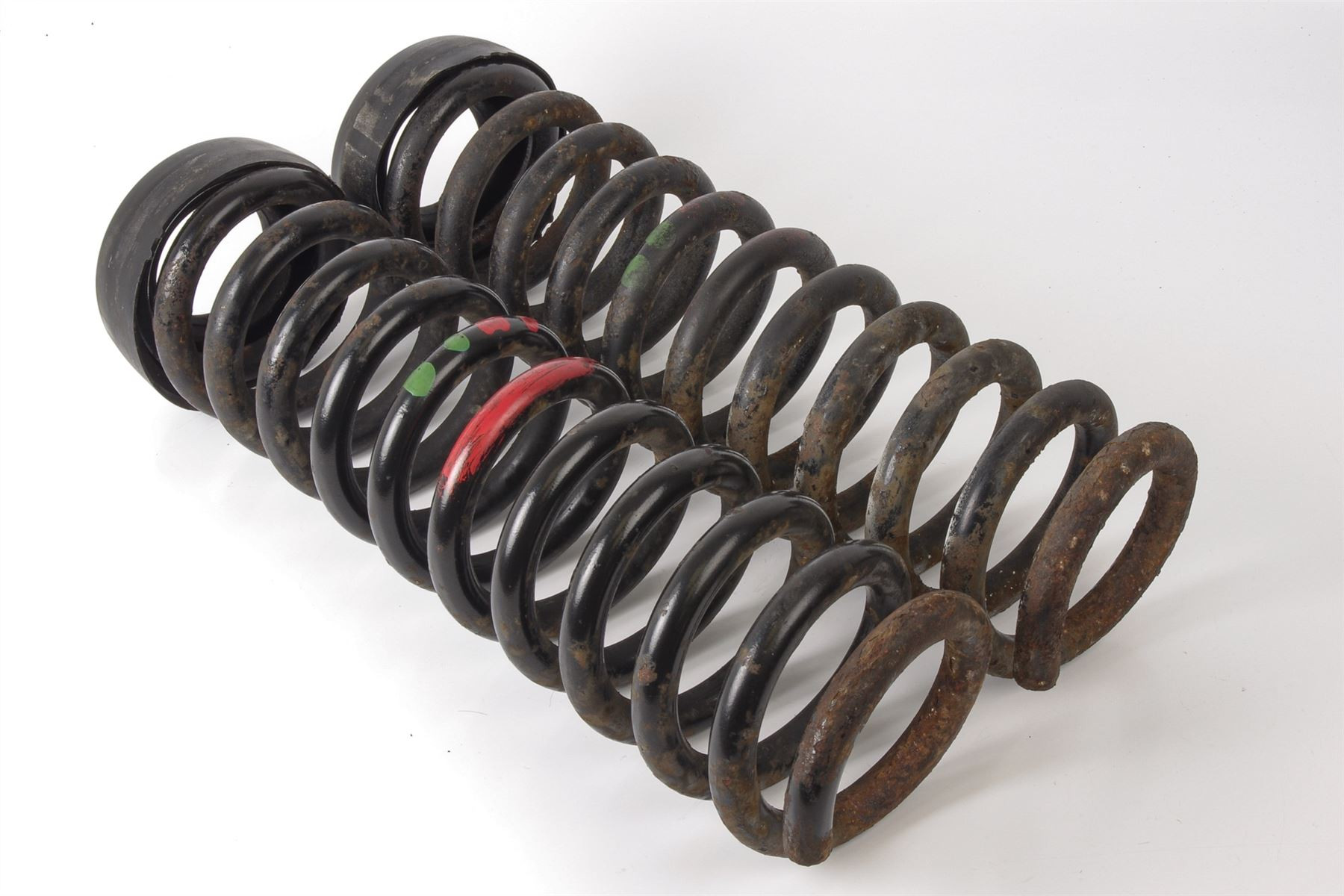 Mercedes 1293211704 Suspension Coil Spring x2 - Front (a) | R129 SL
